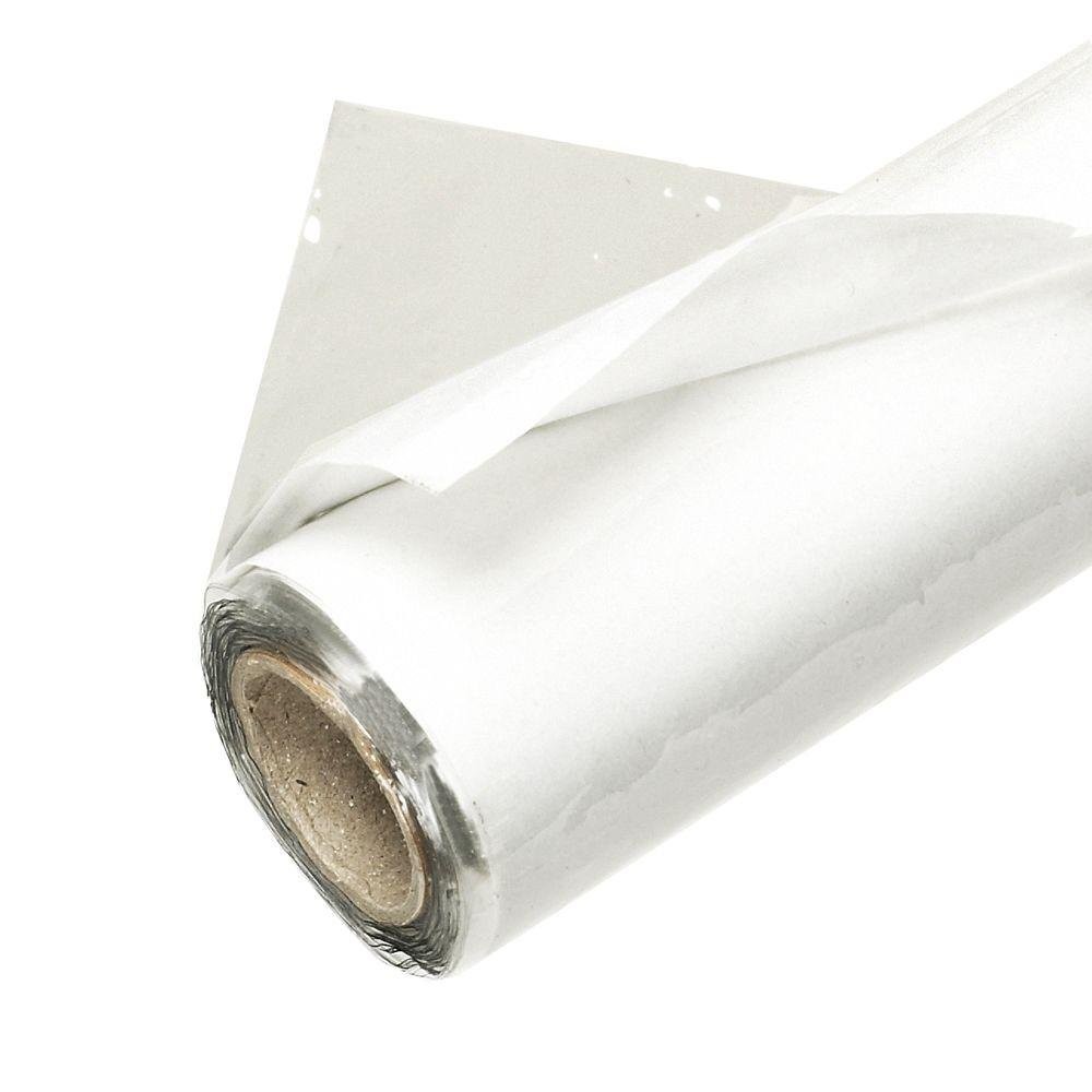 Clear Vinyl Sheeting Roll 44 x 18ft 4 Mil Plastic Window Cover