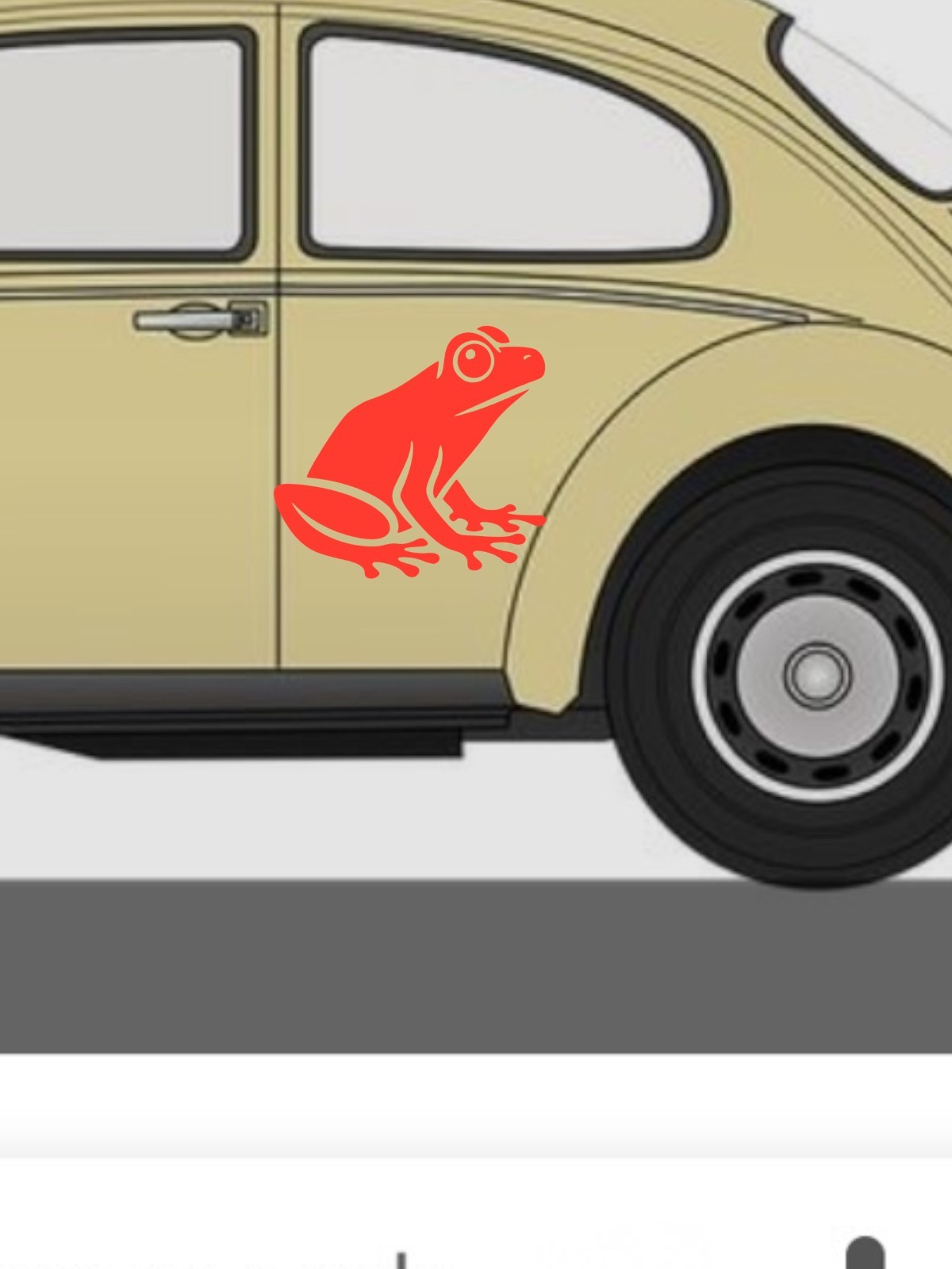 Frog design#2 Decal for car Windows Laptops most Smooth Surfaces