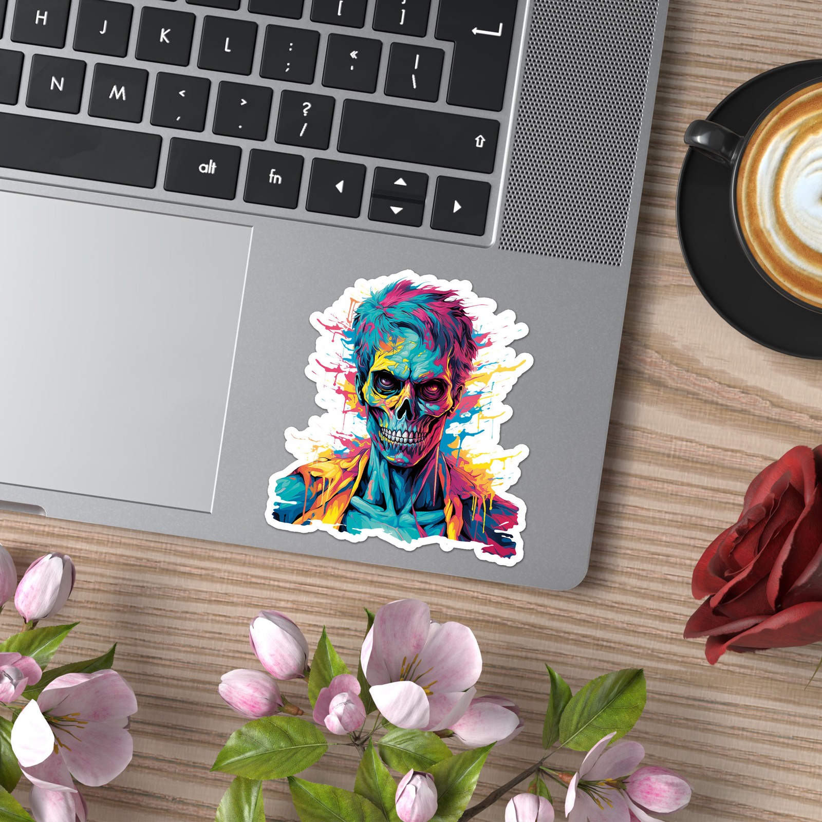 Pop Art Zombie Undead – Vinyl Decal Sticker – Car Window Laptop – ebn12059
