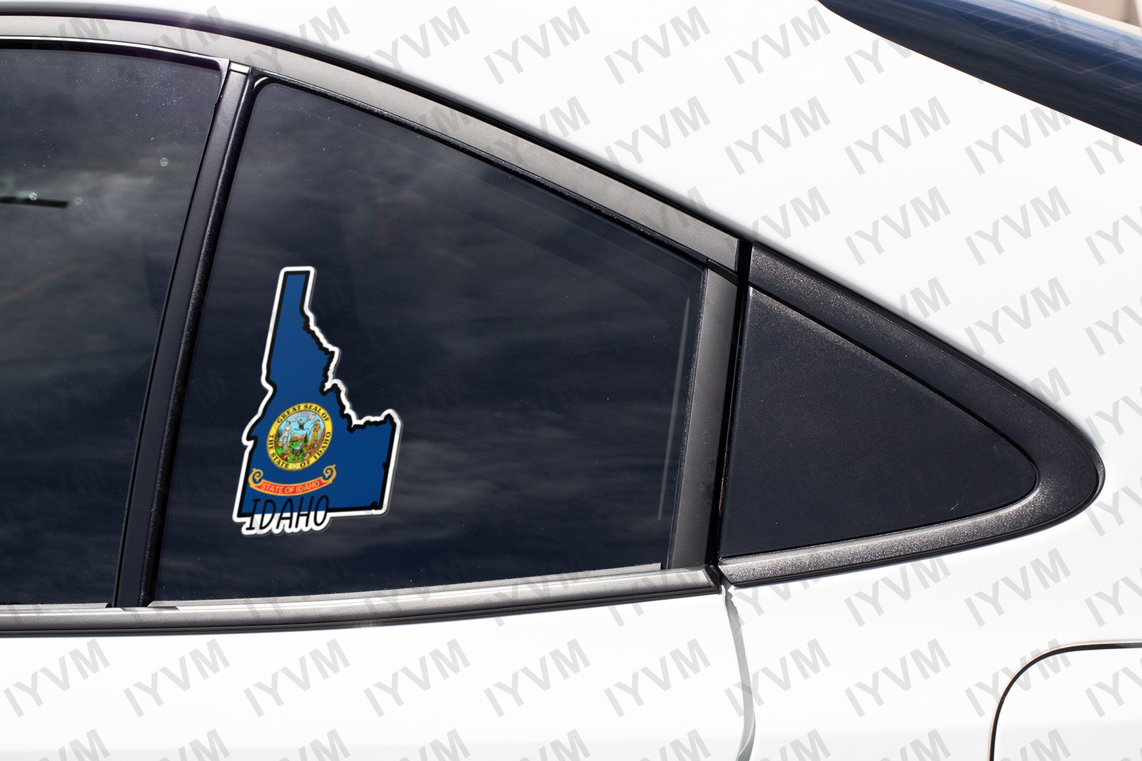State of Idaho Flag Map Sticker Decal USA Idaho State