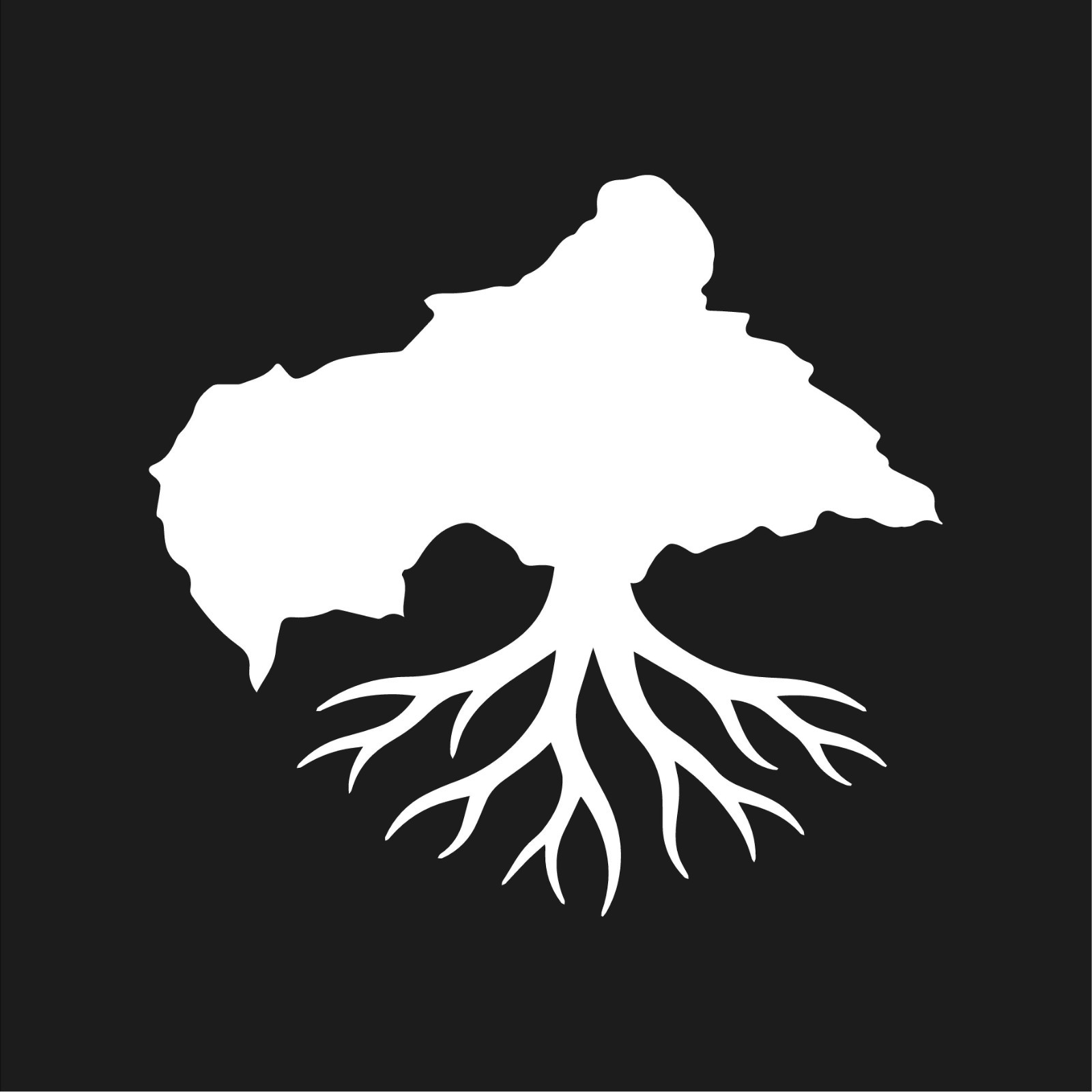 Central African Republic Roots Vinyl Decal Country Outline Heritage sticker