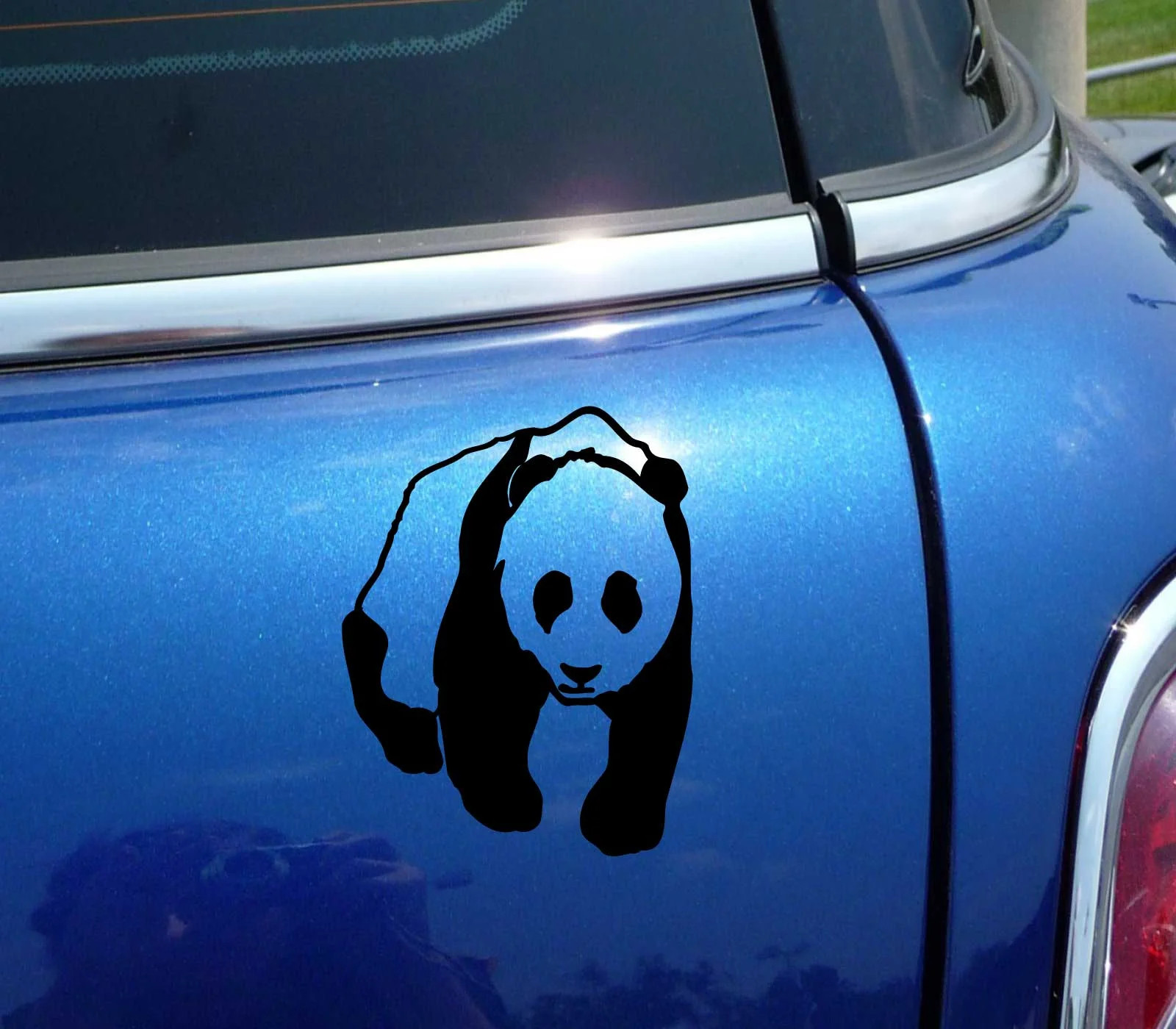 PANDA WALKING BEAR CHINA GRAPHIC DECAL STICKER ART CAR WALL DECOR