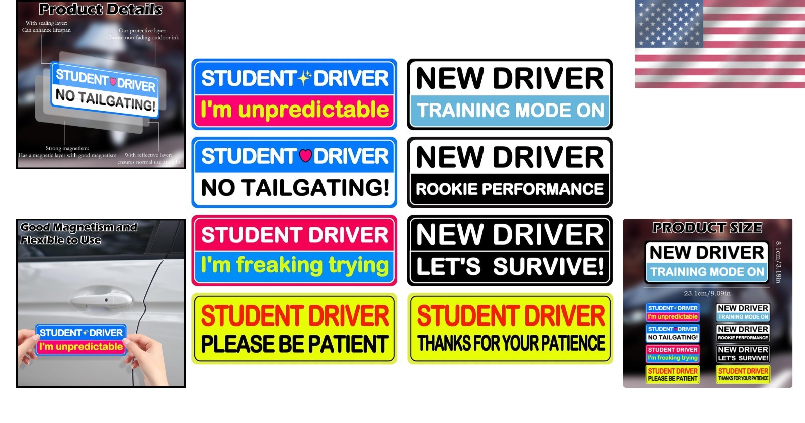 Eye-Catching New Driver Magnet Assortment