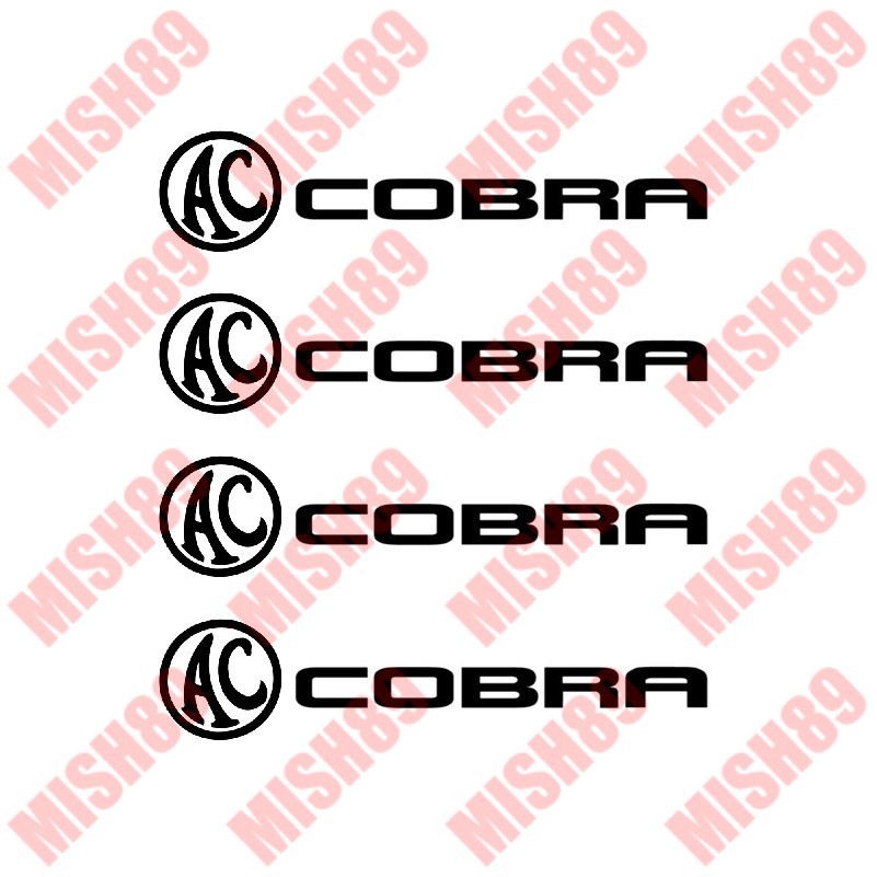 AC Cobra Shelby Decal Ford Mustang SVT Die Cut Vinyl Sticker – Any Color