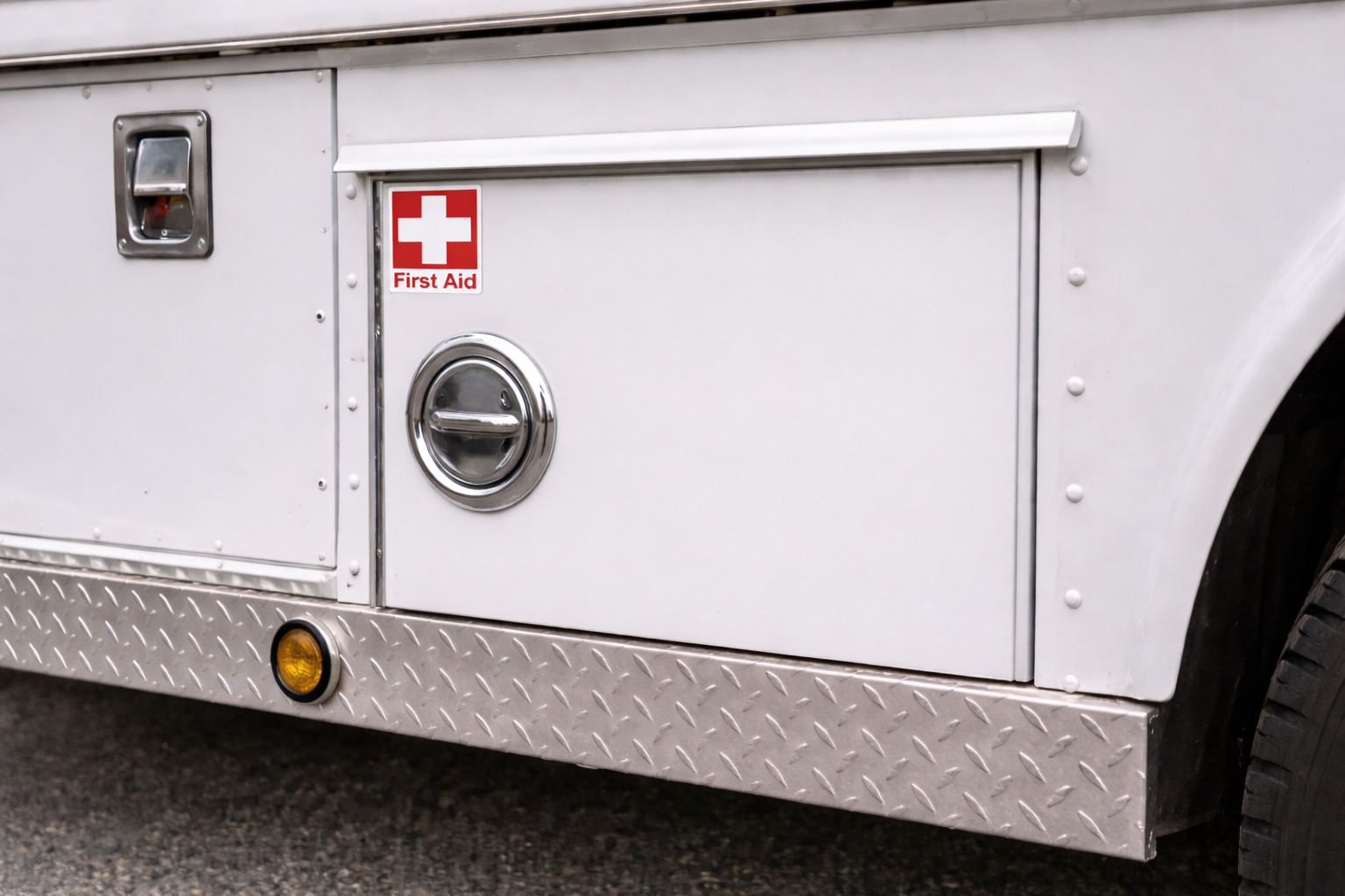 Pair of (2) First Aid Red Cross Vinyl Decal Sticker 2.0" x 2.5" P 35 Free Ship