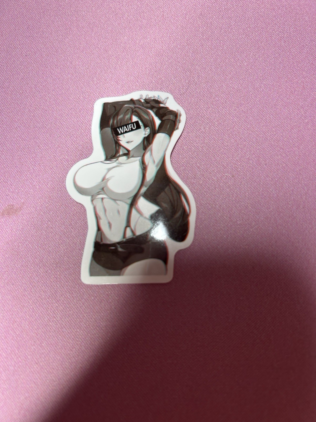 black and white waifu lewd fantasy girls stickers #12