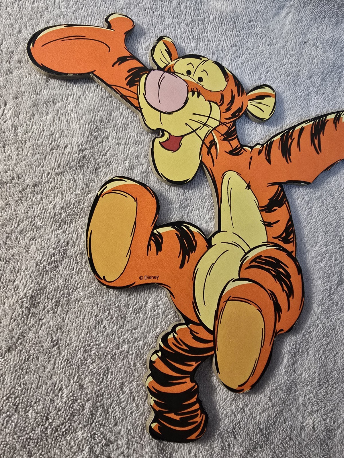 Vtg Winnie the Pooh & Friends Disney Wall Art LOT OF 4 Nursery Kid Pressed Board