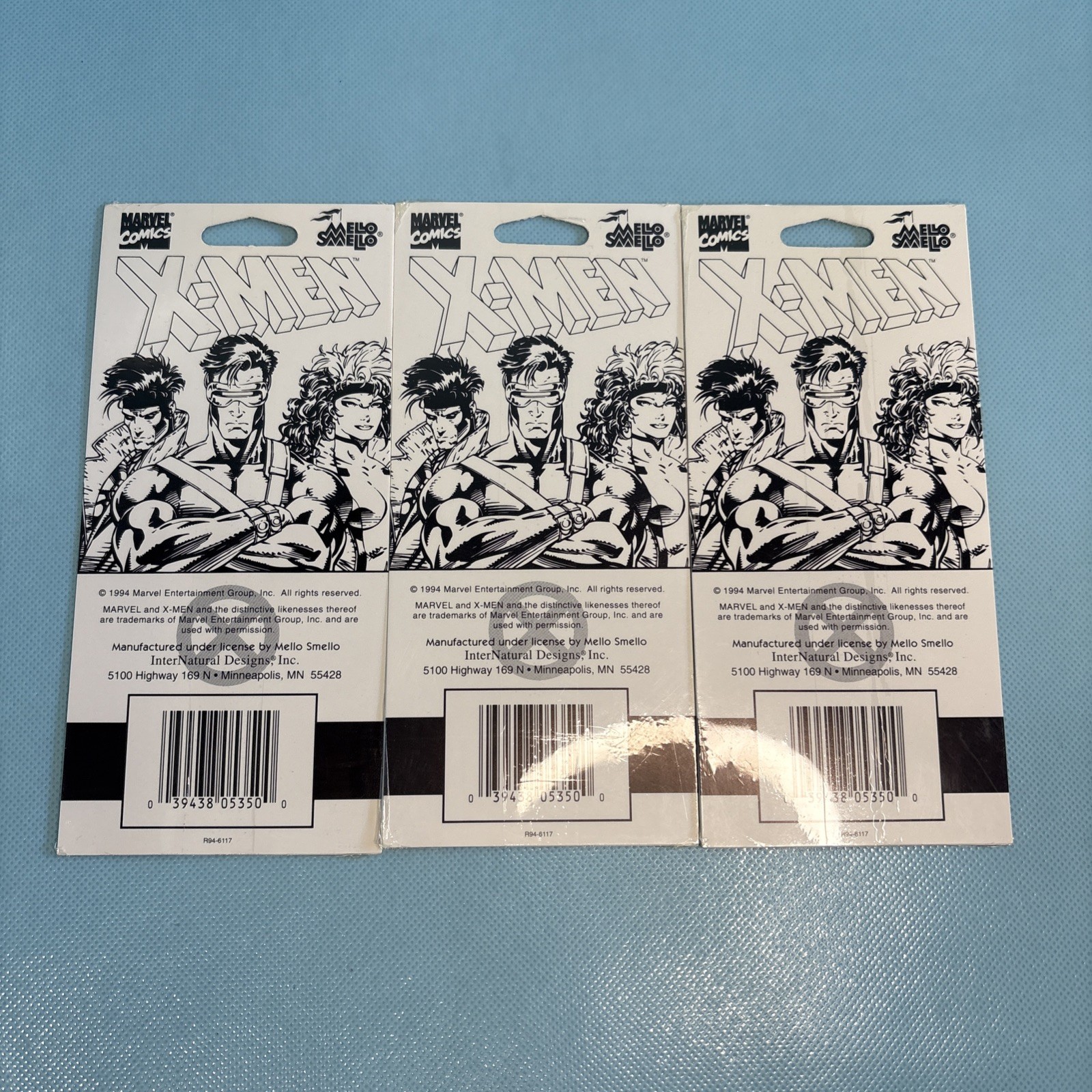 Vintage 1994 Marvel X-Men Set of 3 Sheets of Removable Stickers – NEW SEALED