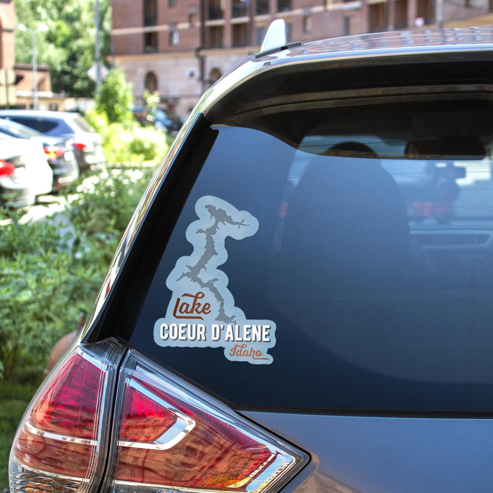 Lake Coeur d'Alene Sticker – Cool Idaho Decal for Laptop & Water Bottle