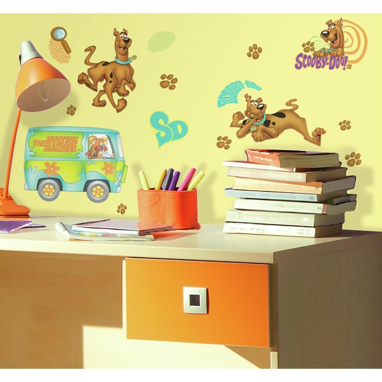 Scooby Doo Peel and Stick Wall Decals Decorations Wall Jammer 26 Decals