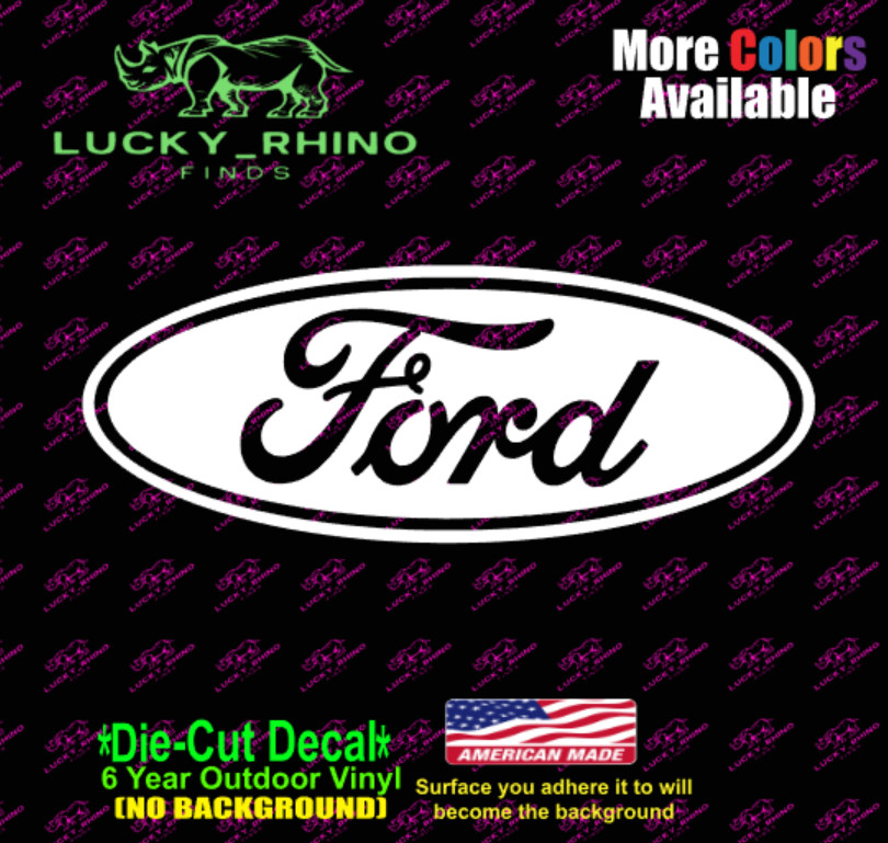 Ford Emblem Truck Car Motor Company Car Window Vinyl Decal Bumper Sticker