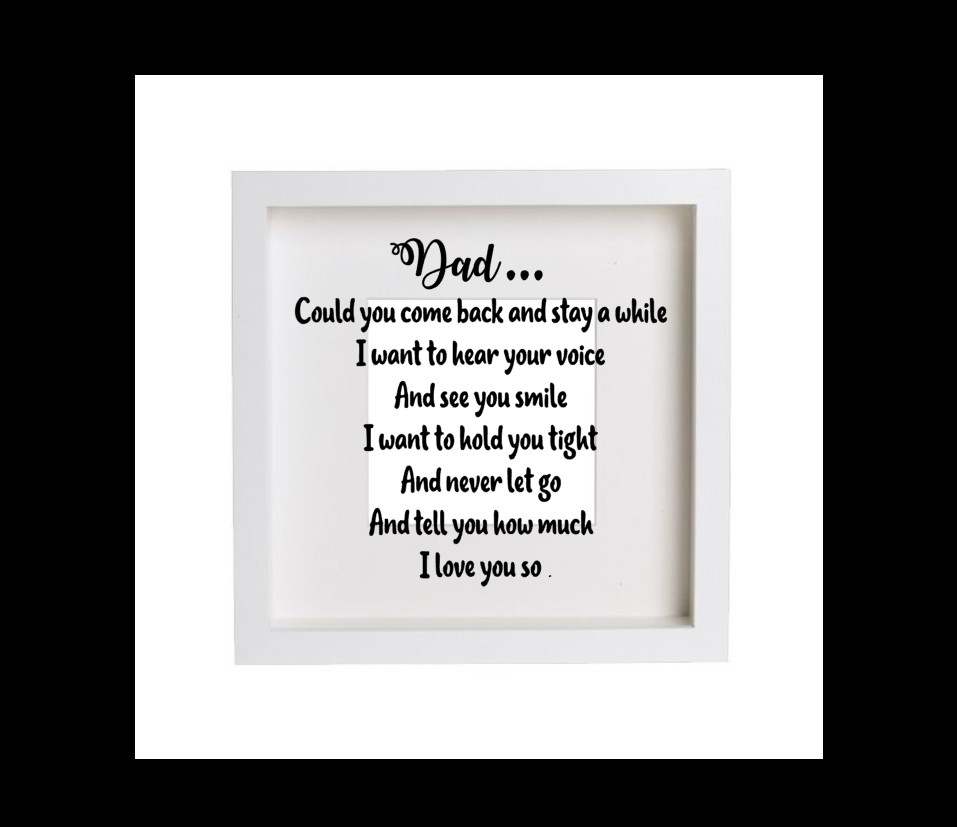 Vinyl Decal/Sticker Dad For Fathers Day , birthday Memorial For Ribba