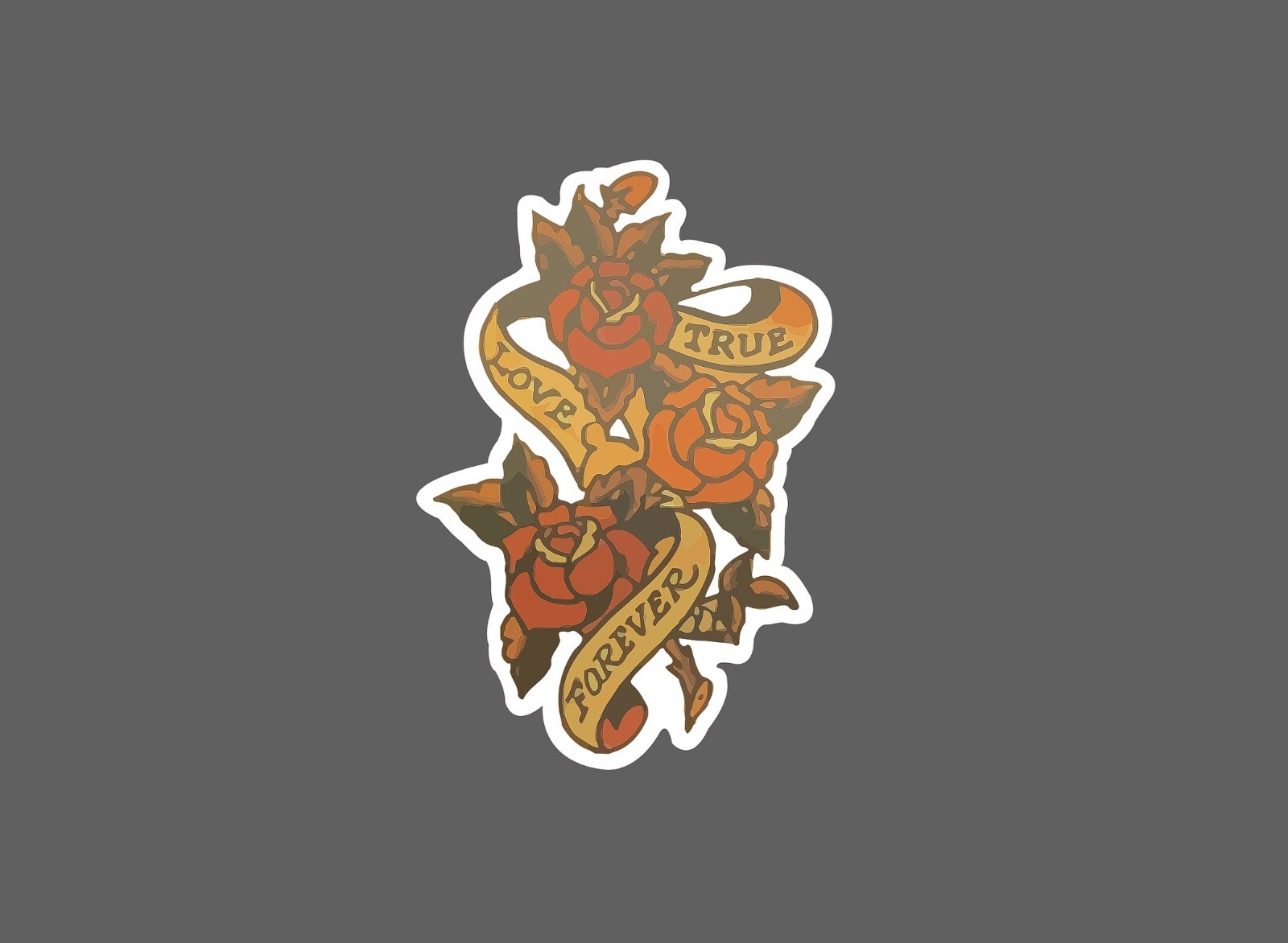 True Love Forever Sticker New School NEW – Buy Any 4 For $1.75 EACH Storewide!