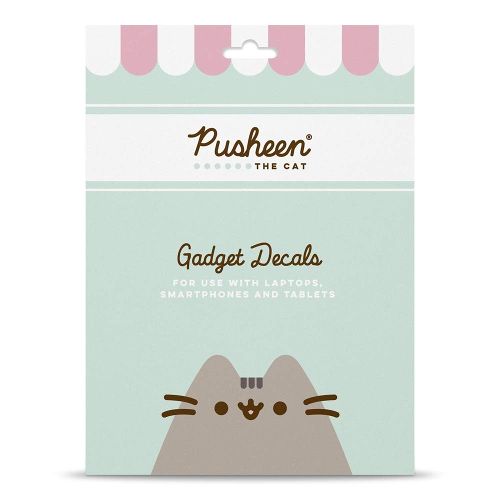 Pusheen Decorative Vinyl Stickers Set 16 Reusable Water Resistant Cute Cat St…