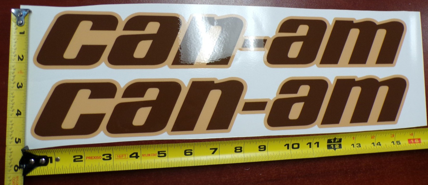 CAN-AM MAVERICK X3 R GRAPHIC DECAL STICKER USA MADE BROWN TAN SOLID THICK