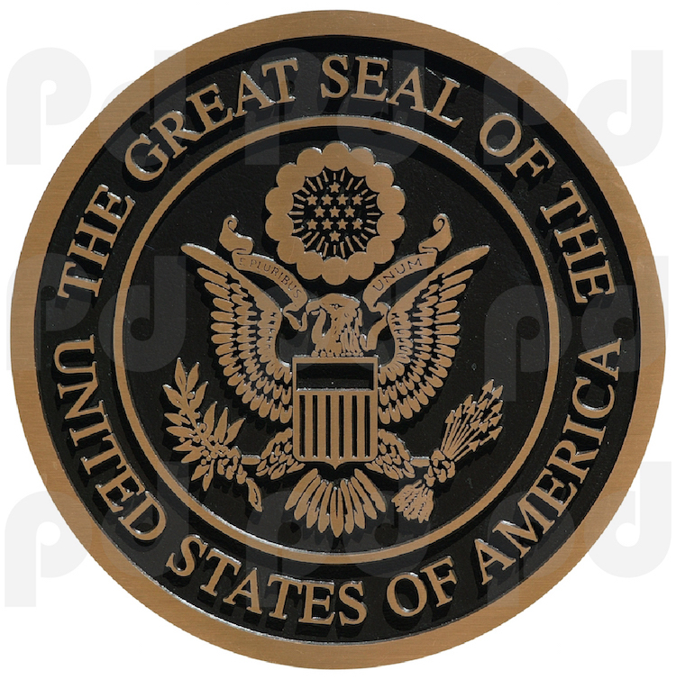 The Great Seal Wall Decal USA Army War Wall Mural Vinyl Government Sticker, c19