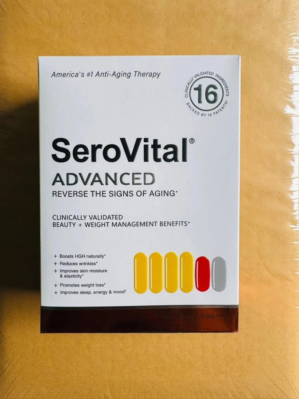 SeroVital Advanced Dietary Supplement 120 Capsules + 60 Tablets Free Shipping