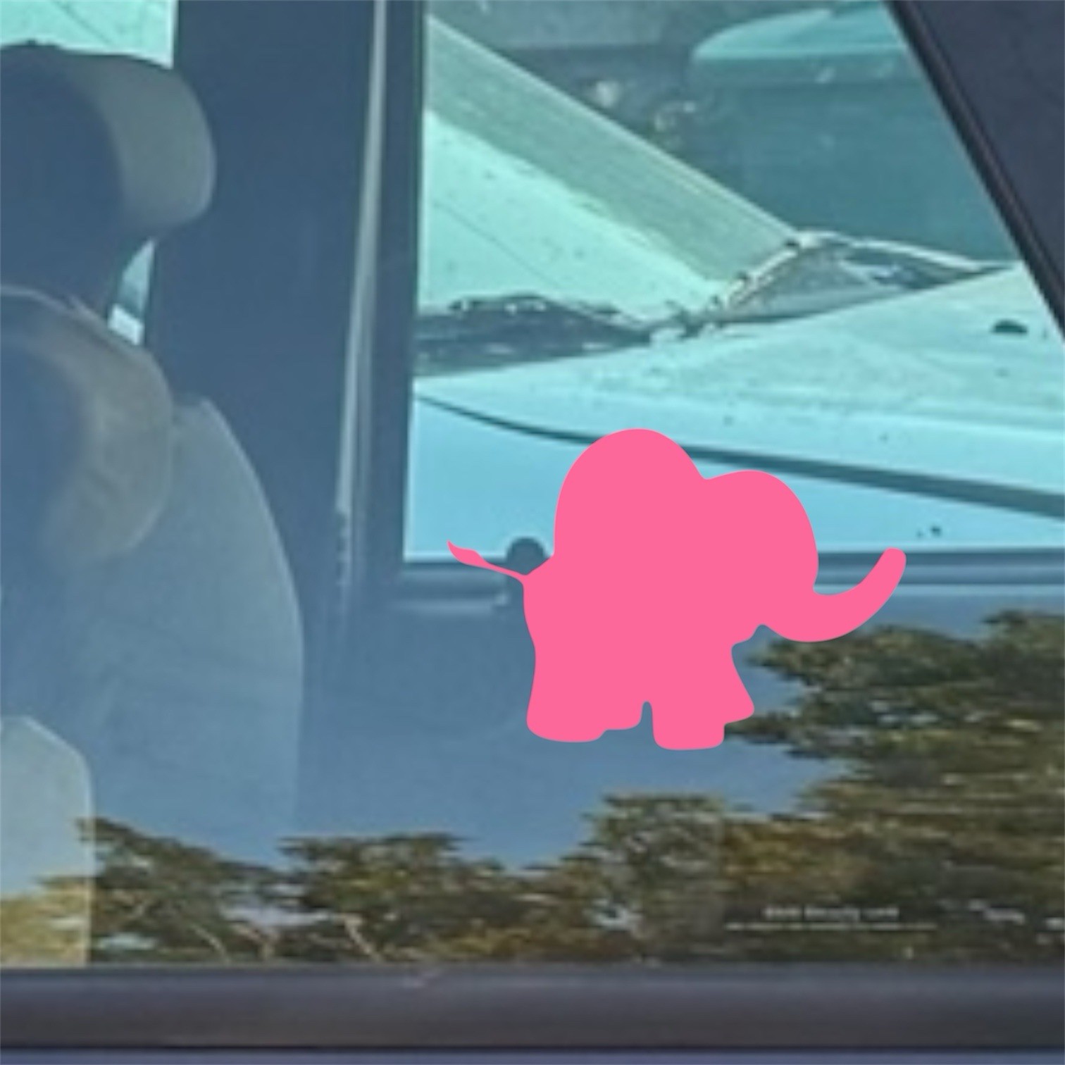 Baby Elephant Decal for car Windows Laptops most Smooth Surfaces