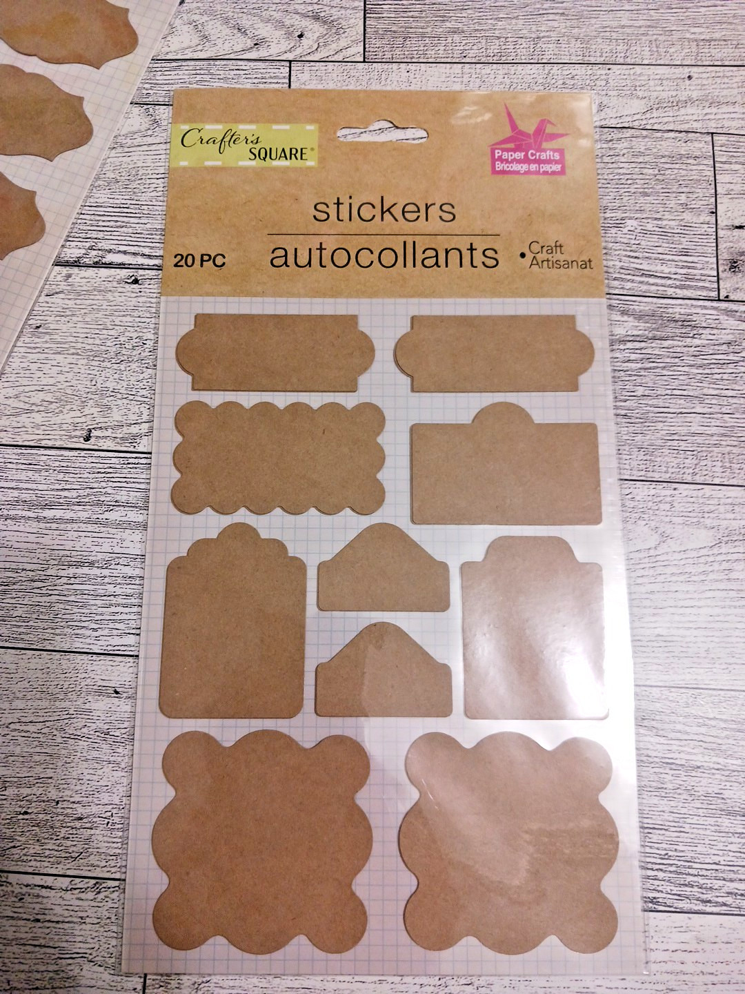 Sticker Labels 178 craft paper stickers. Labels for jars, bottles, containers.