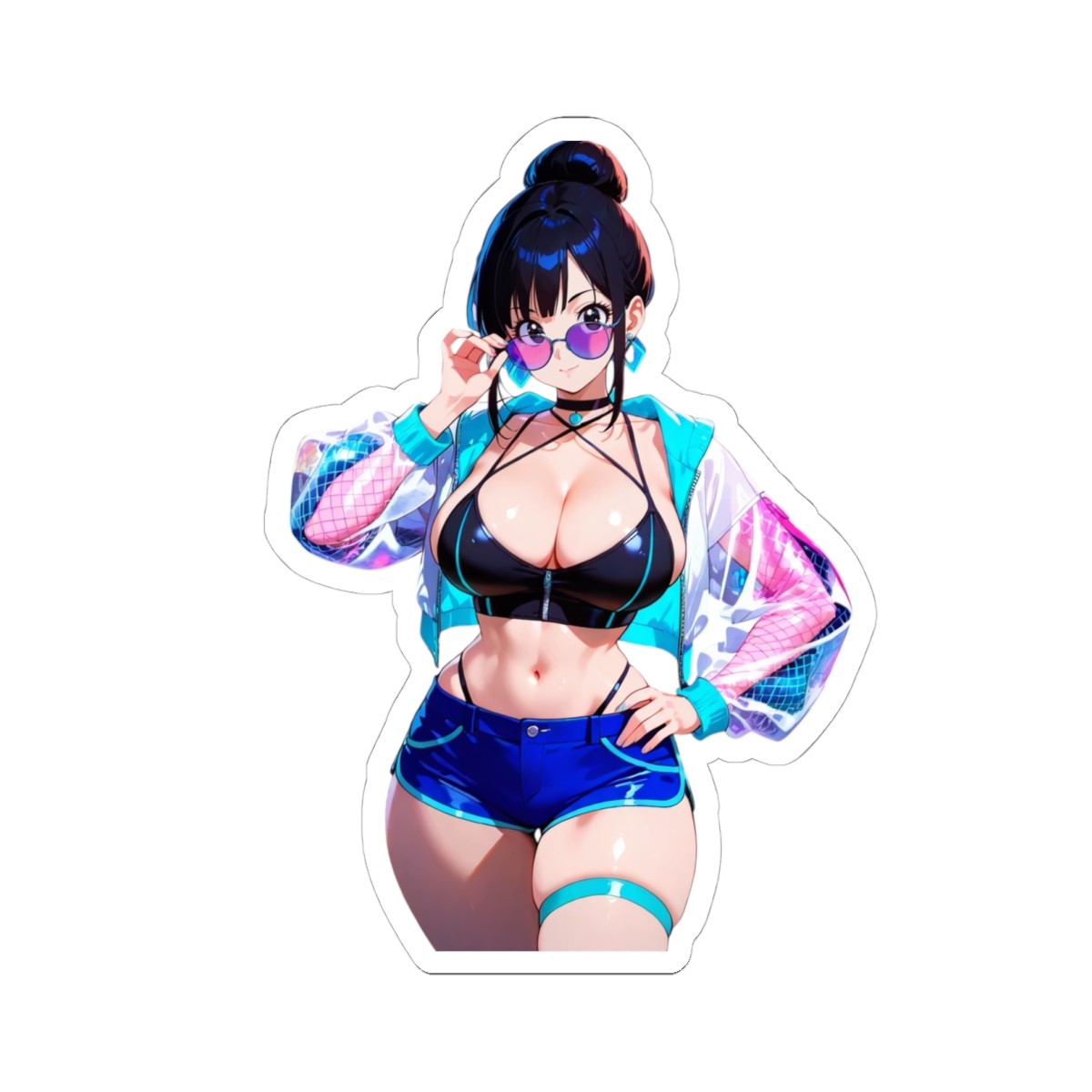 18+ Adult Cute Waifu Anime Sticker (AddMoreInShopFor0.10Shipping) ChiChi Fan Art