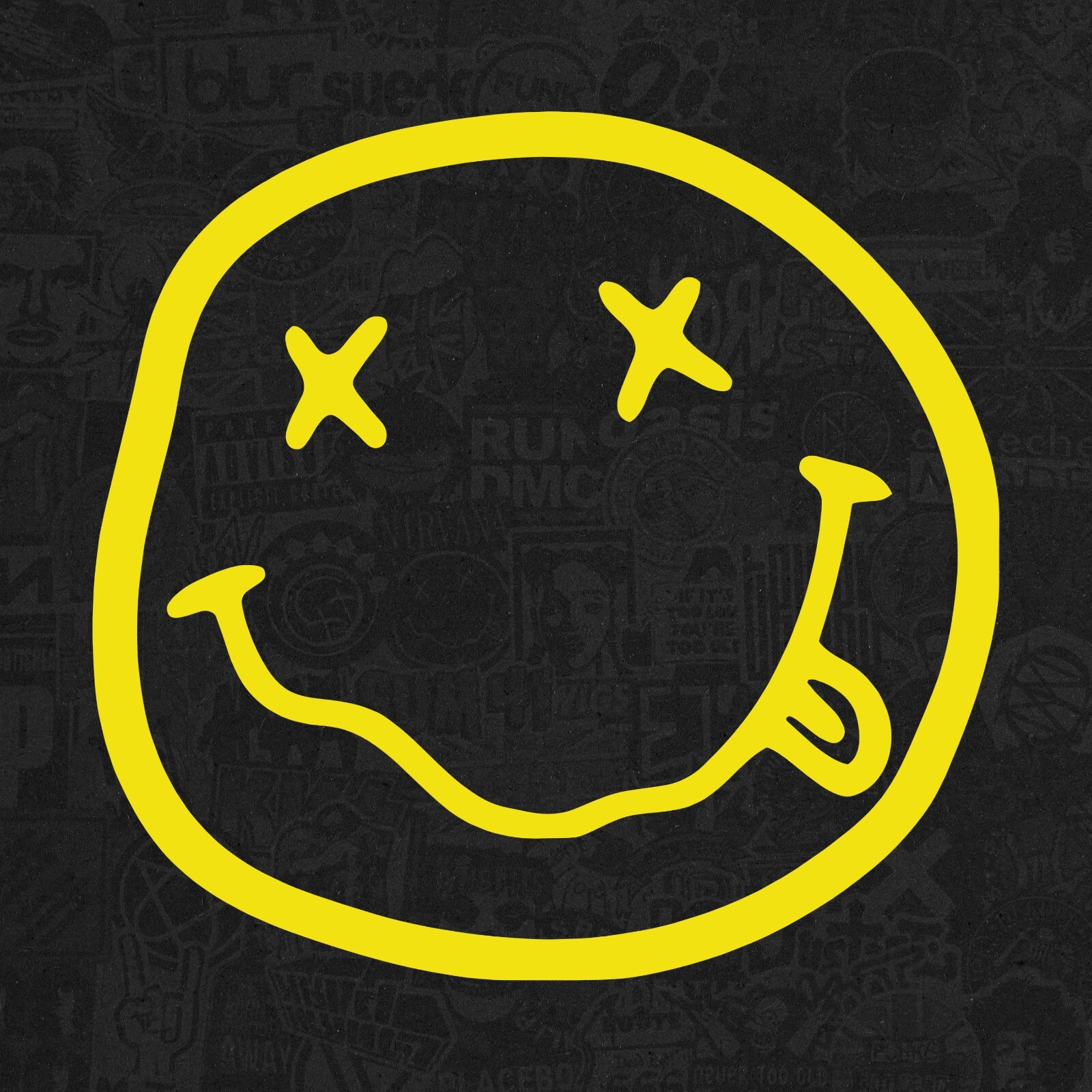 Nirvana Smiley Face Grunge Logo Die Cut Vinyl Decal Sticker Car Window Laptop