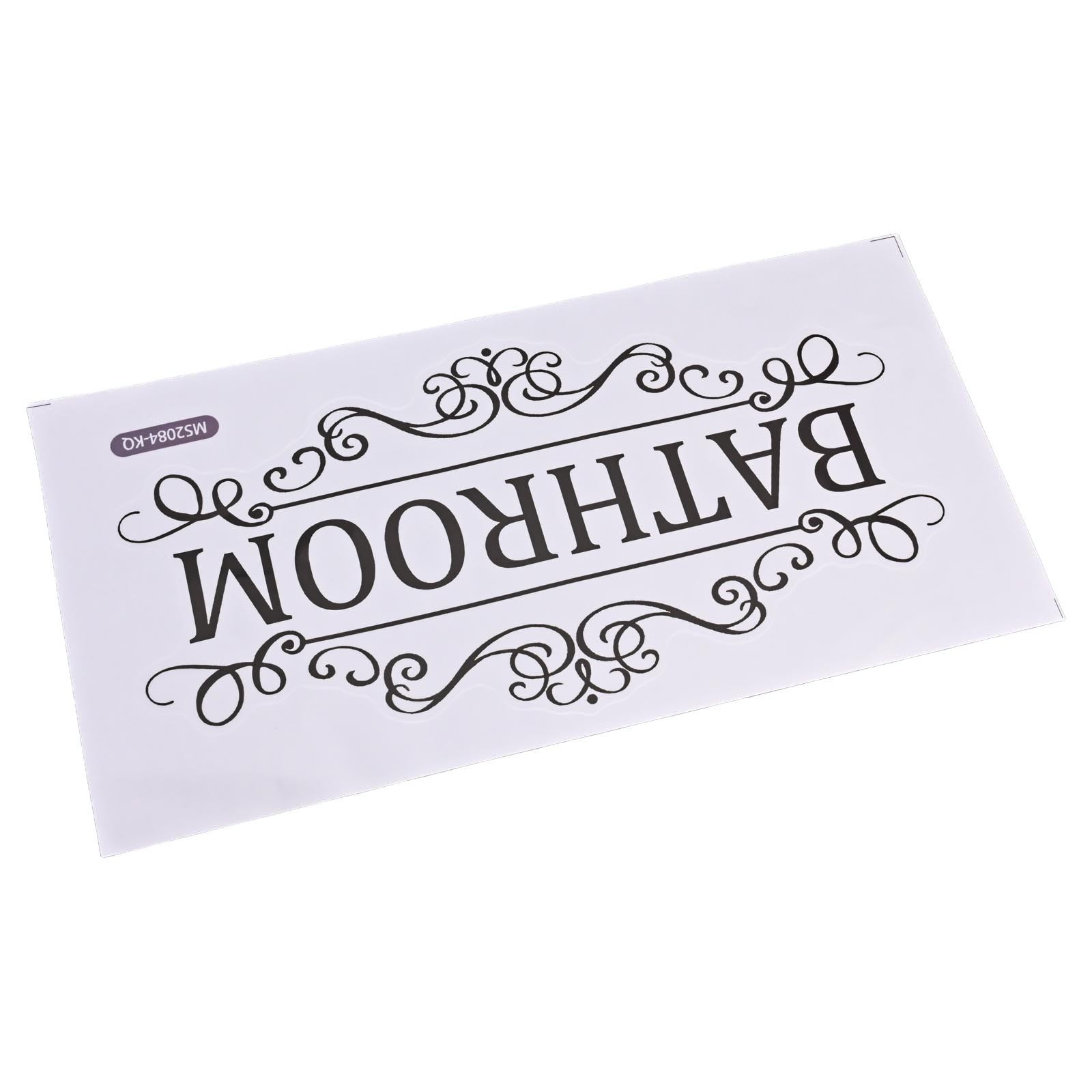 Bathroom Door Sign Lanel Sticker Decorative Sticker For Bathroom Toilet