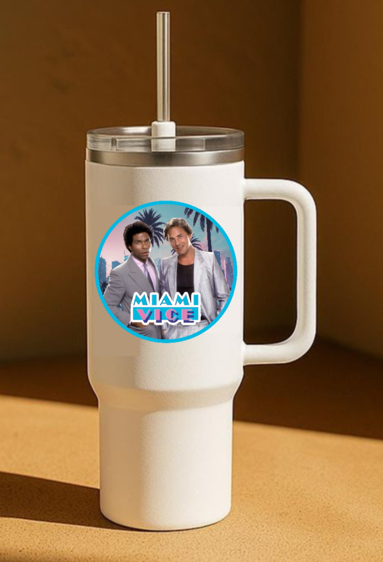 Miami Vice (Classic TV) 4" Vinyl Decal Handmade Vehicle Laptop Decor Cooler 251