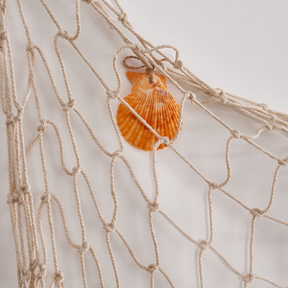 Fish Net Decoration Beautifully Handcrafted With Shells And Elegant Eco Friendly