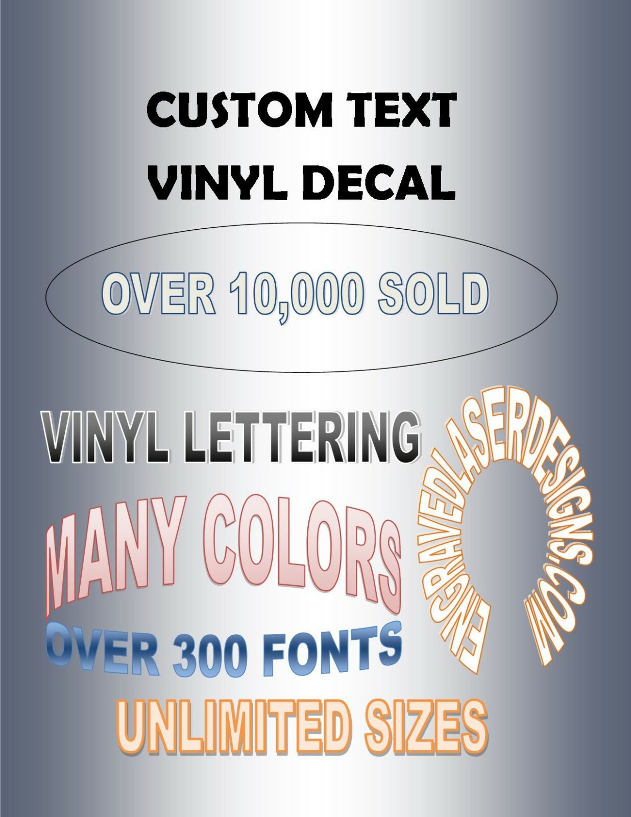 Custom Vinyl Lettering Personalized Custom License Plate Holder with vinyl