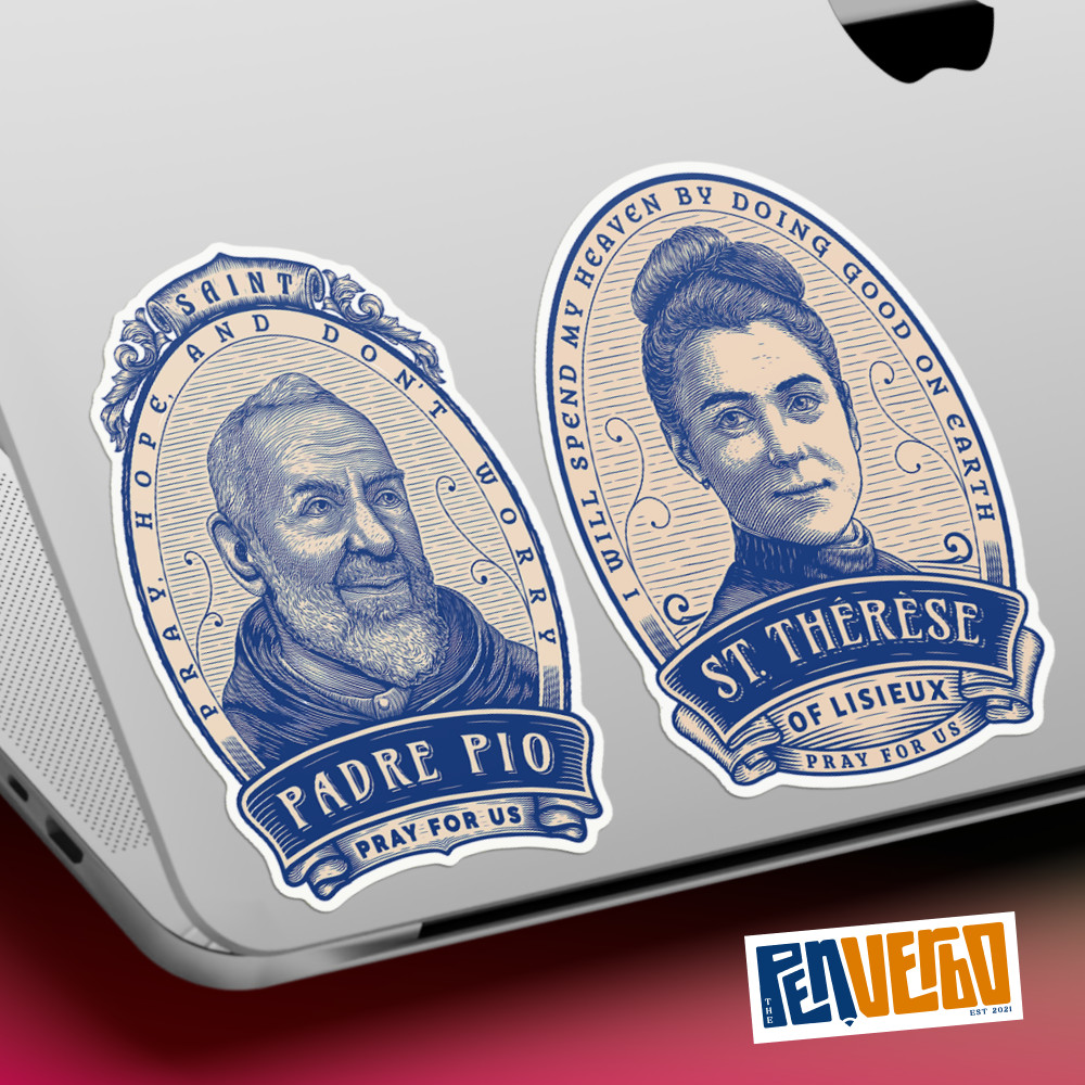 Saint Padre Pio Quote Sticker | Saint Quote | Religious Sticker | SQ450