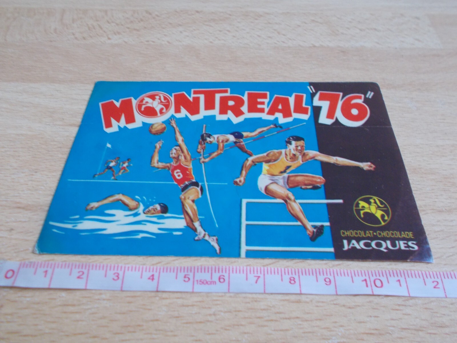 Sticker Chocolat Jacques – Games Olympics Montreal 1976