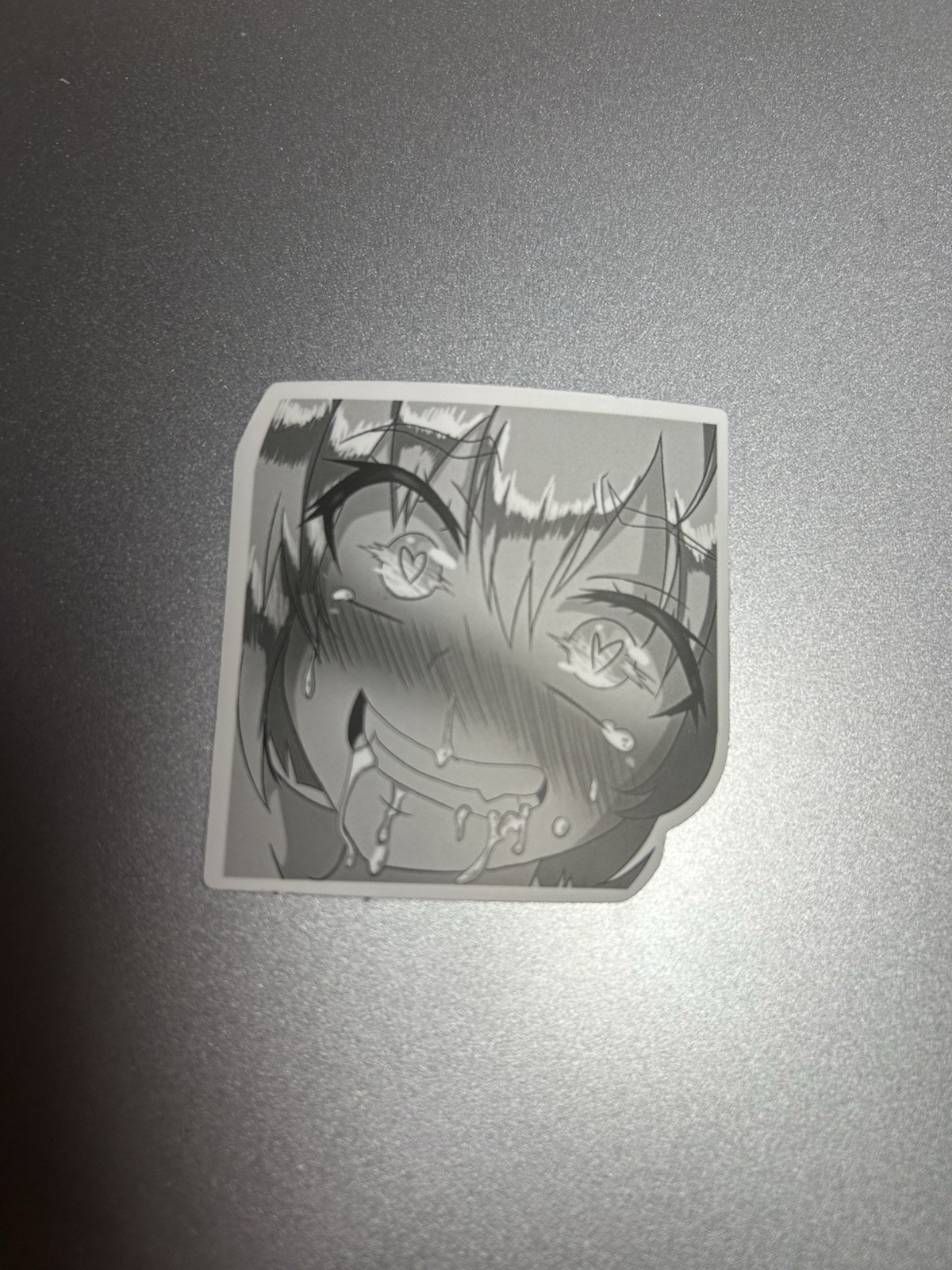 black and white waifu lewd stickers