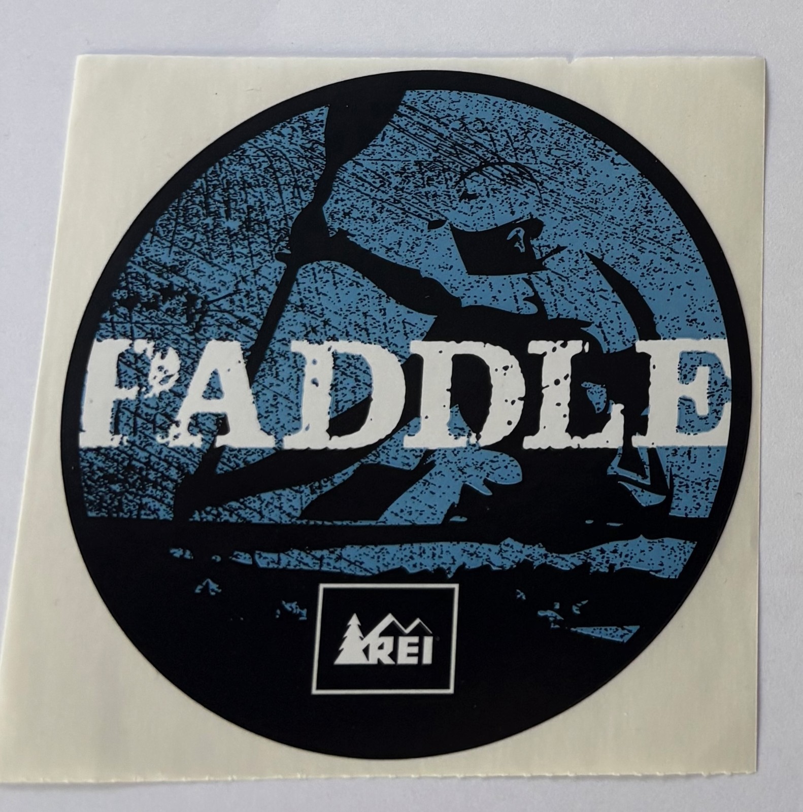 REI Round Sticker/Decal | Vintage Rare! | Camp, Hike, Paddle, Cycle