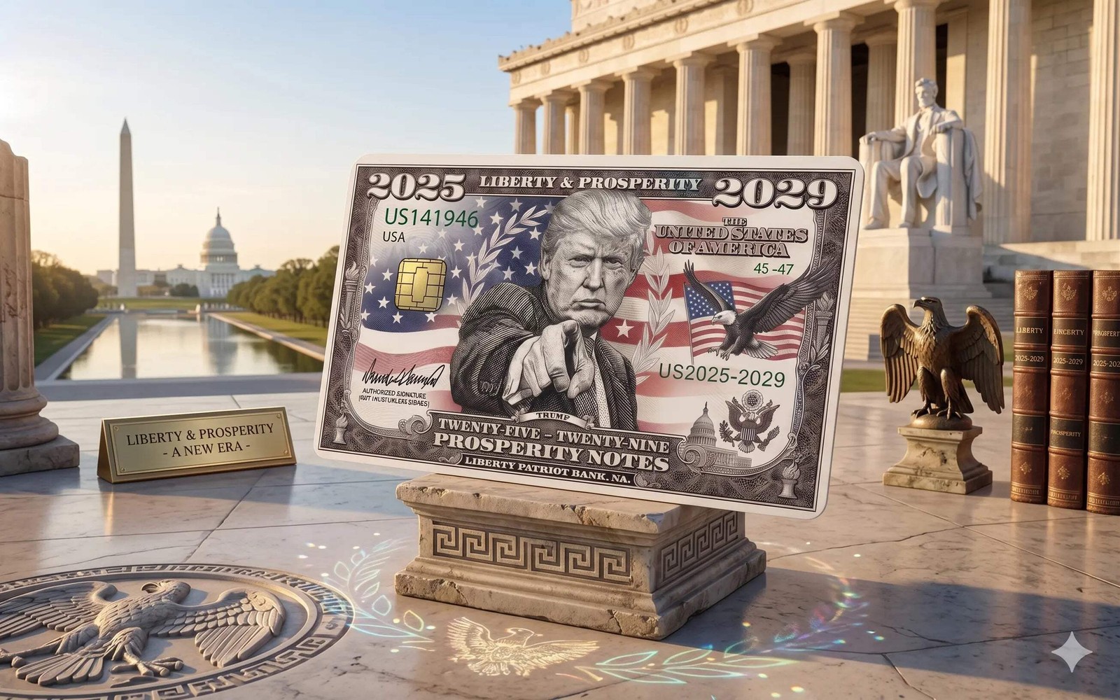 Trump 2024 Credit Card Bill Skin, Debit Card Covering