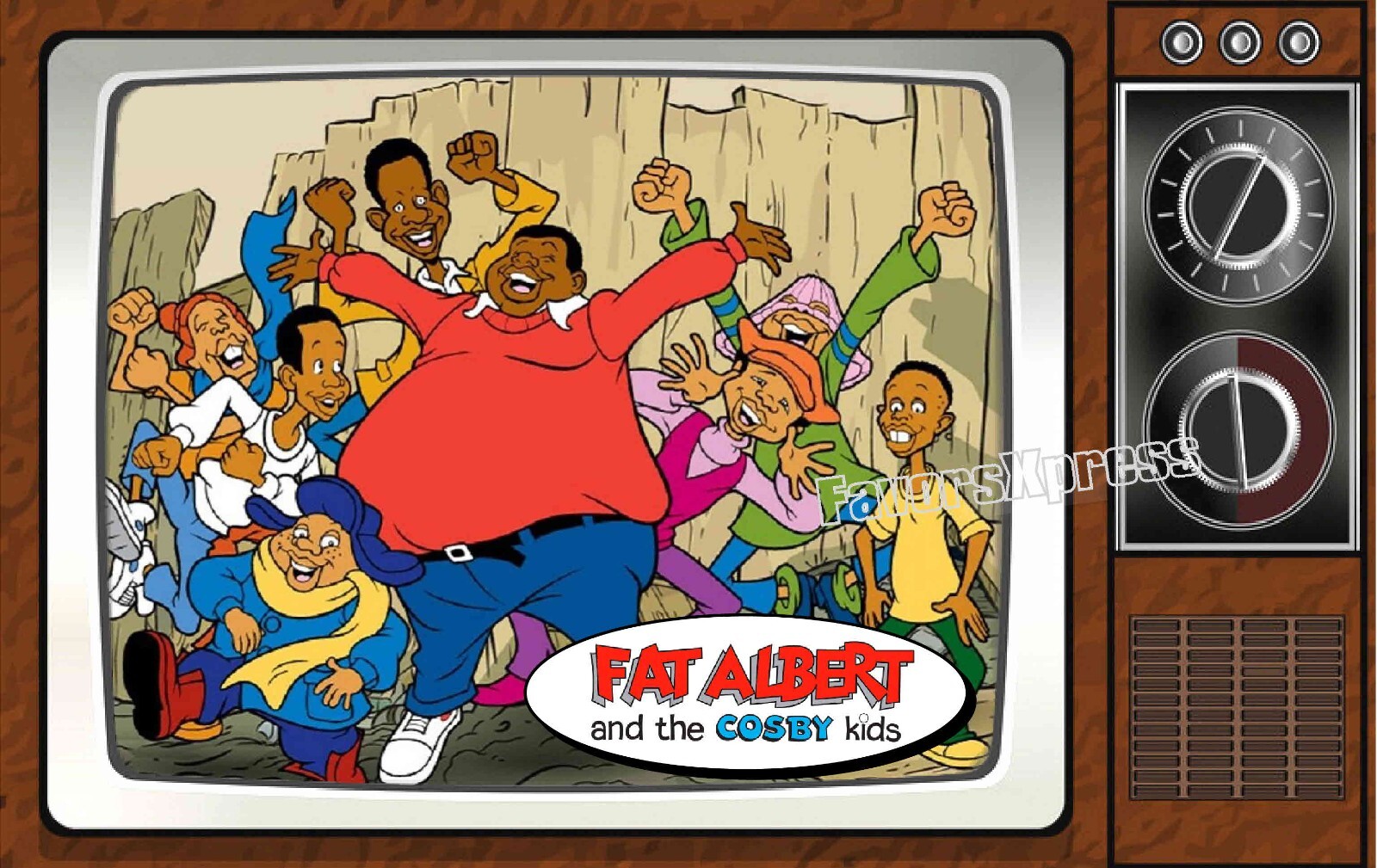 Fat Albert and the Cosby Kids Classic TV Show PHOTO MAGNET 4 X 2.5 INCHES
