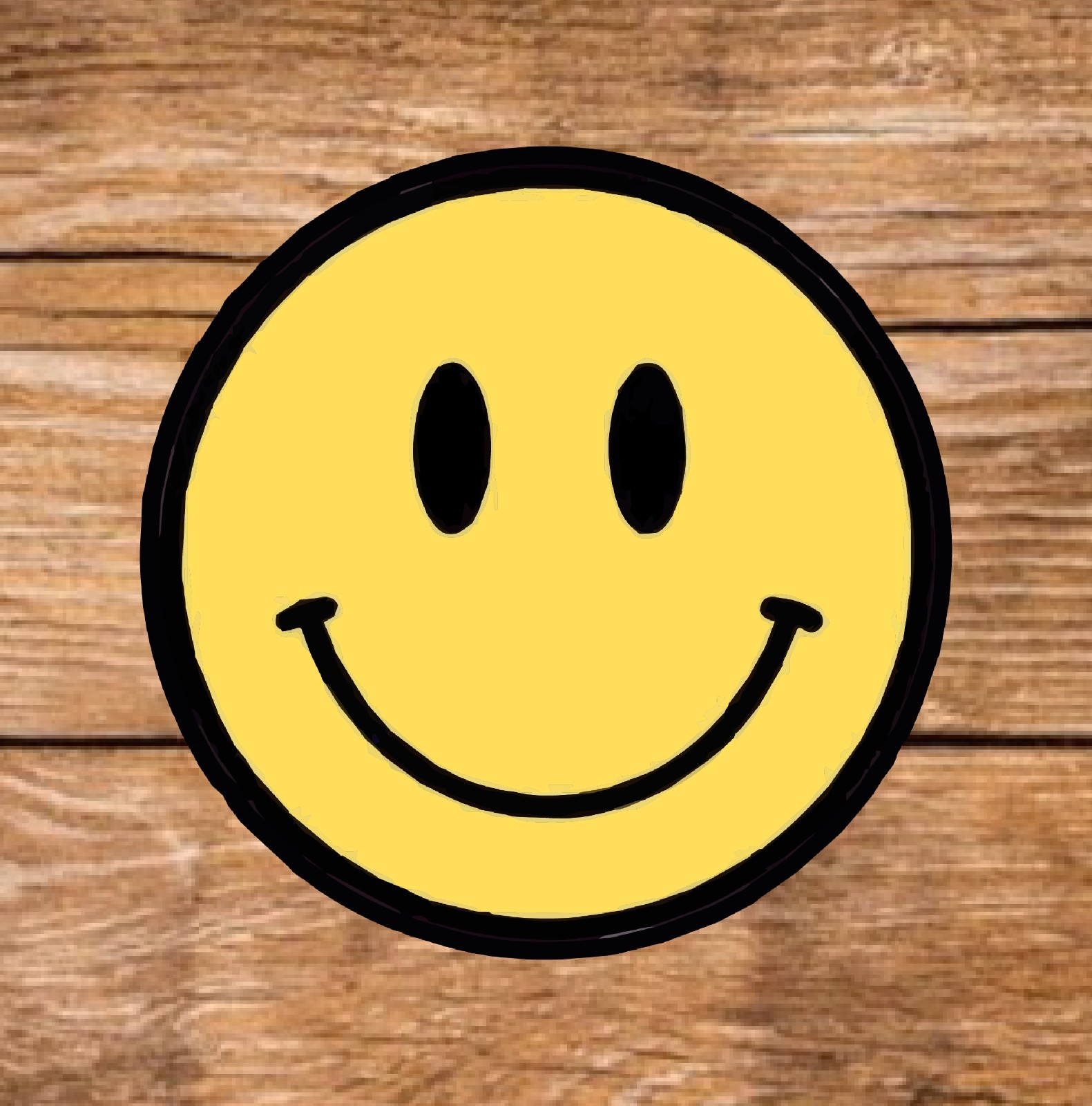 Smiley Face – 2 Pages (20 Sticker Set) 2in, Waterproof, Glossy Finish Vinyl.