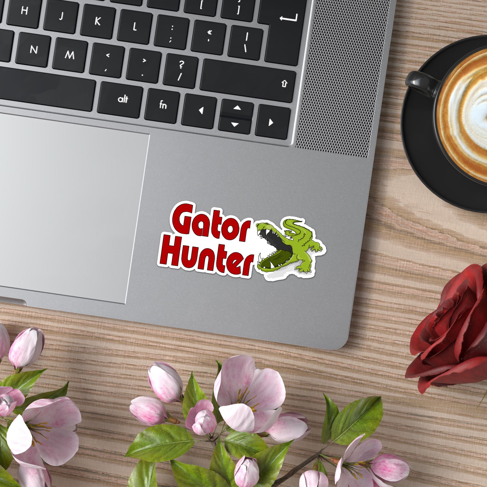 Gator Hunter – Vinyl Decal Sticker – Car Window Laptop – ebn8281