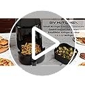 BYKITCHEN Small Silicone Air Fryer Liners 5.5in Reusable for 1.5-3 QT Air Fryers