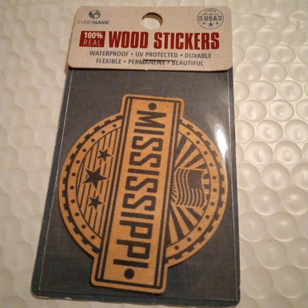 Flexible Wood Sticker Adheres To Flat Or Curved Smooth Surface Waterproof