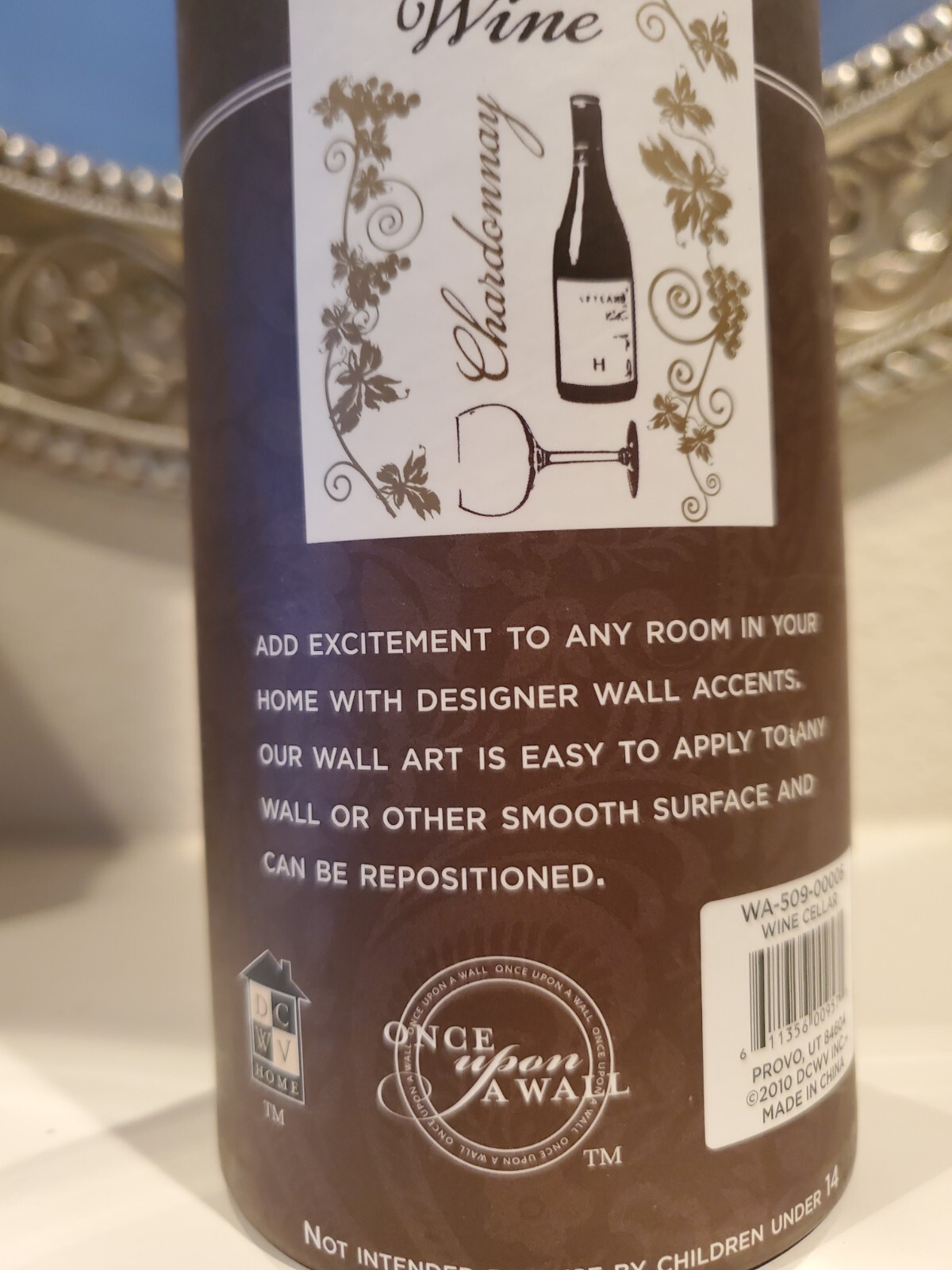 Designer Wall Accents "Wine Cellar" Adhesive Art