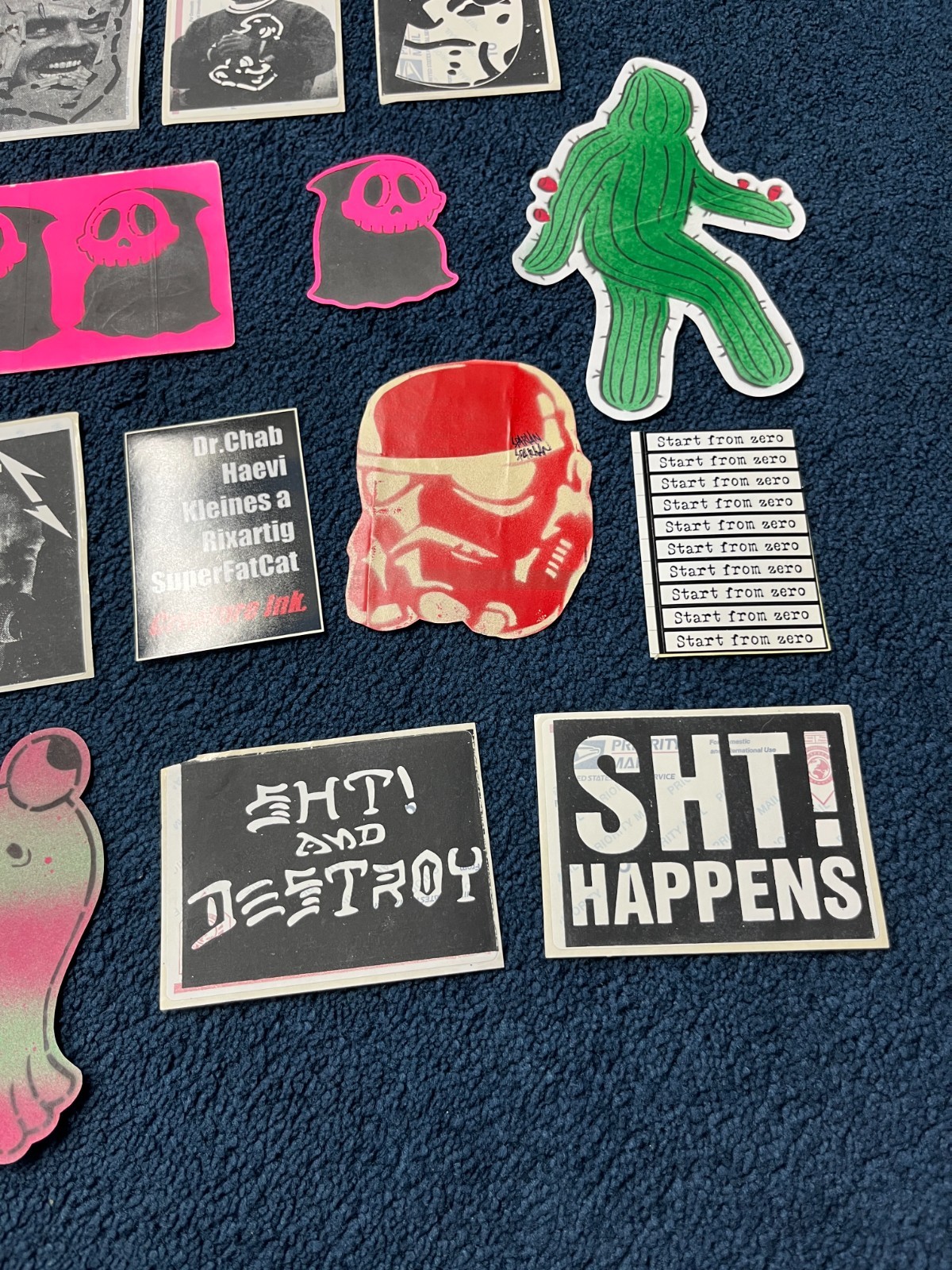 VTG Graffiti Street Art Sticker Pack Loose Lot Collection Label 228 x22 1403