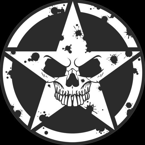 MILITARY JEEP ARMY STAR SKULL CLEAR DECAL STICKER, USMC, VINYL SIGN ART PRINT