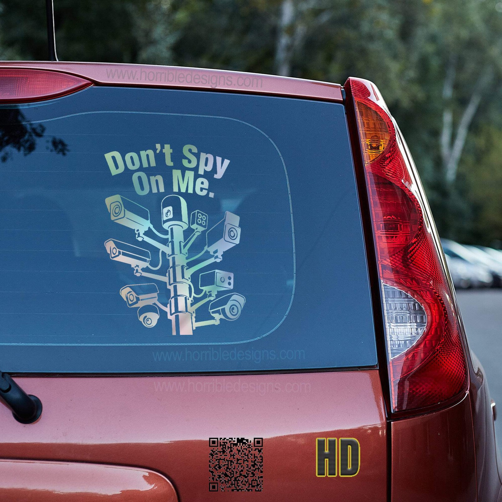 Don't Spy On Me Vinyl decal car truck window van liberty first 4th amendment