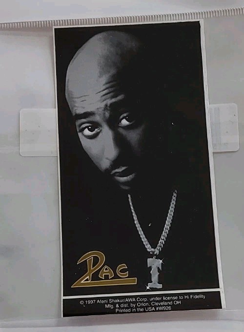 2 PAC – STICKER/DECAL – BRAND NEW VINTAGE – 7.25cm x 13.75cm Printed in USA