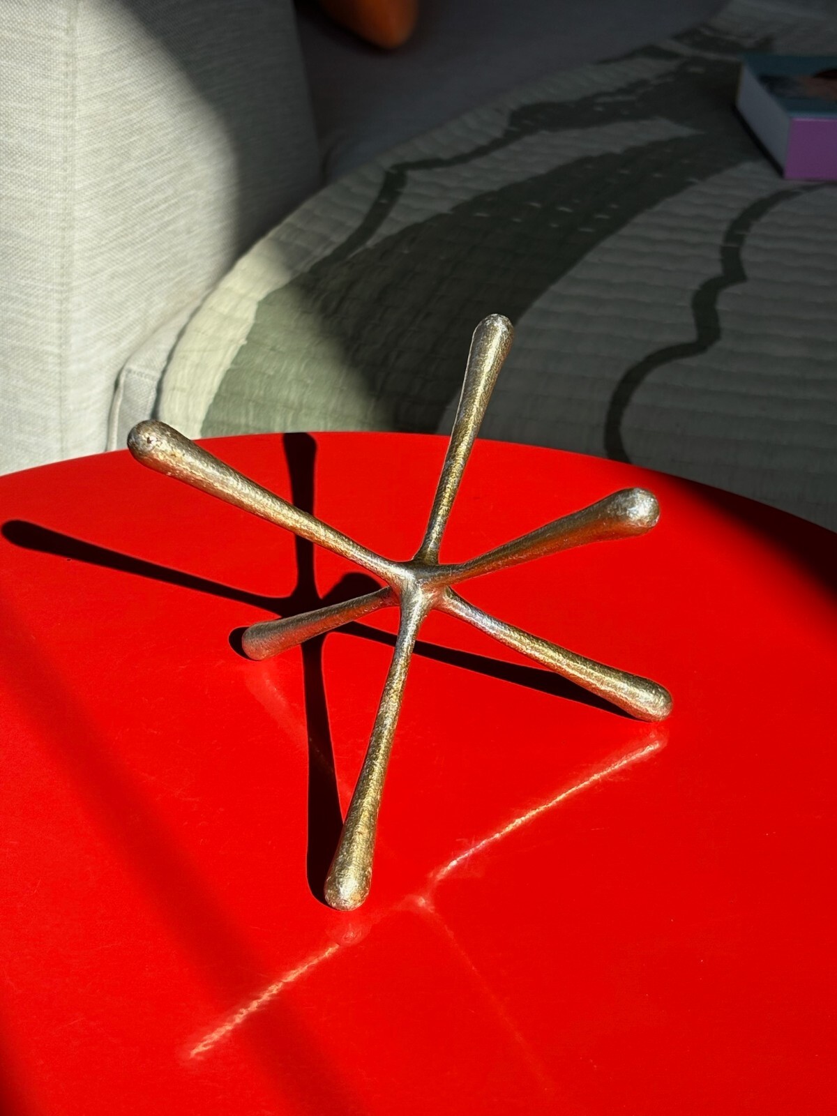 Decorative Bronze Star Structure / Sculpture / Paper Weight