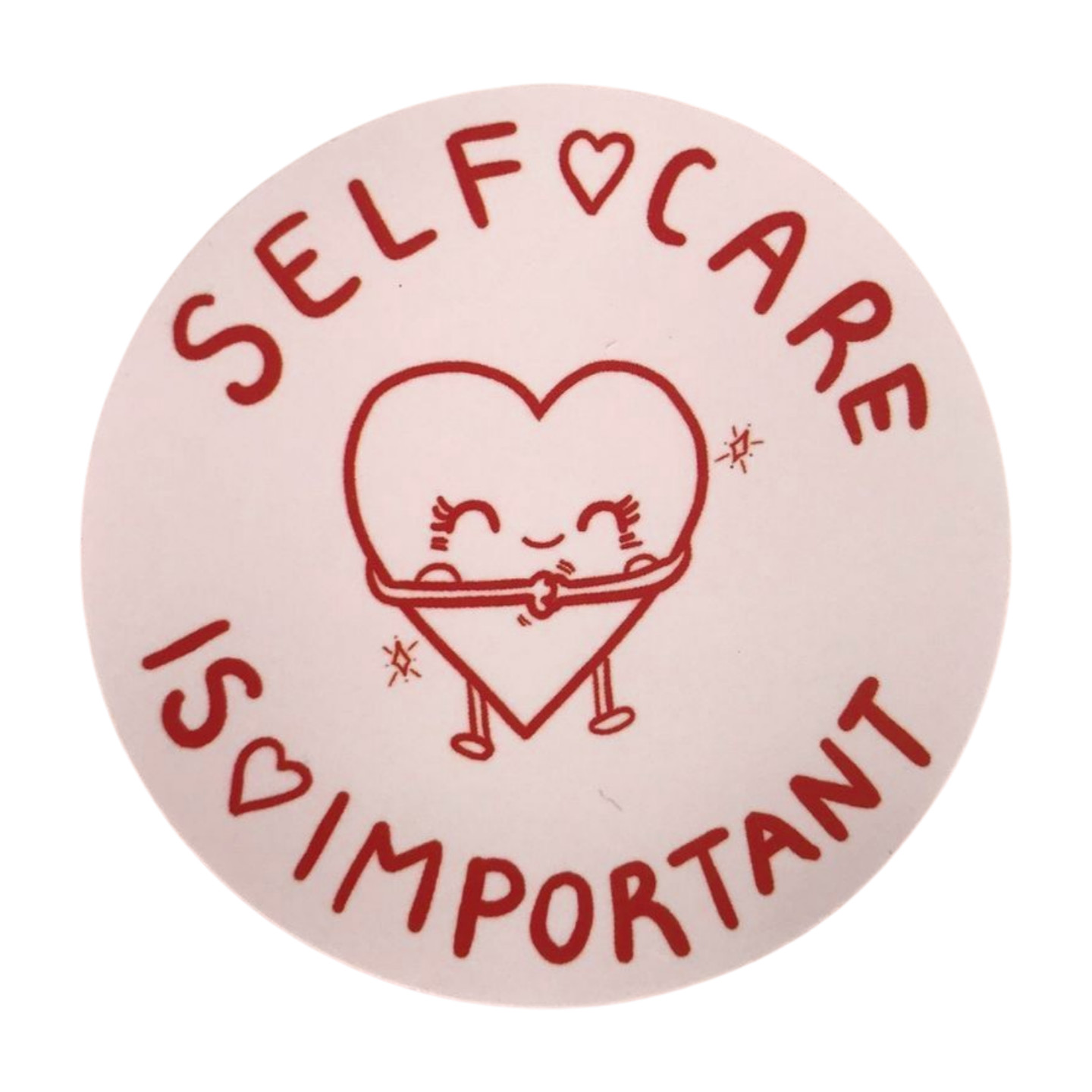 Mental Health Sticker: 'Self-Care Is Important'