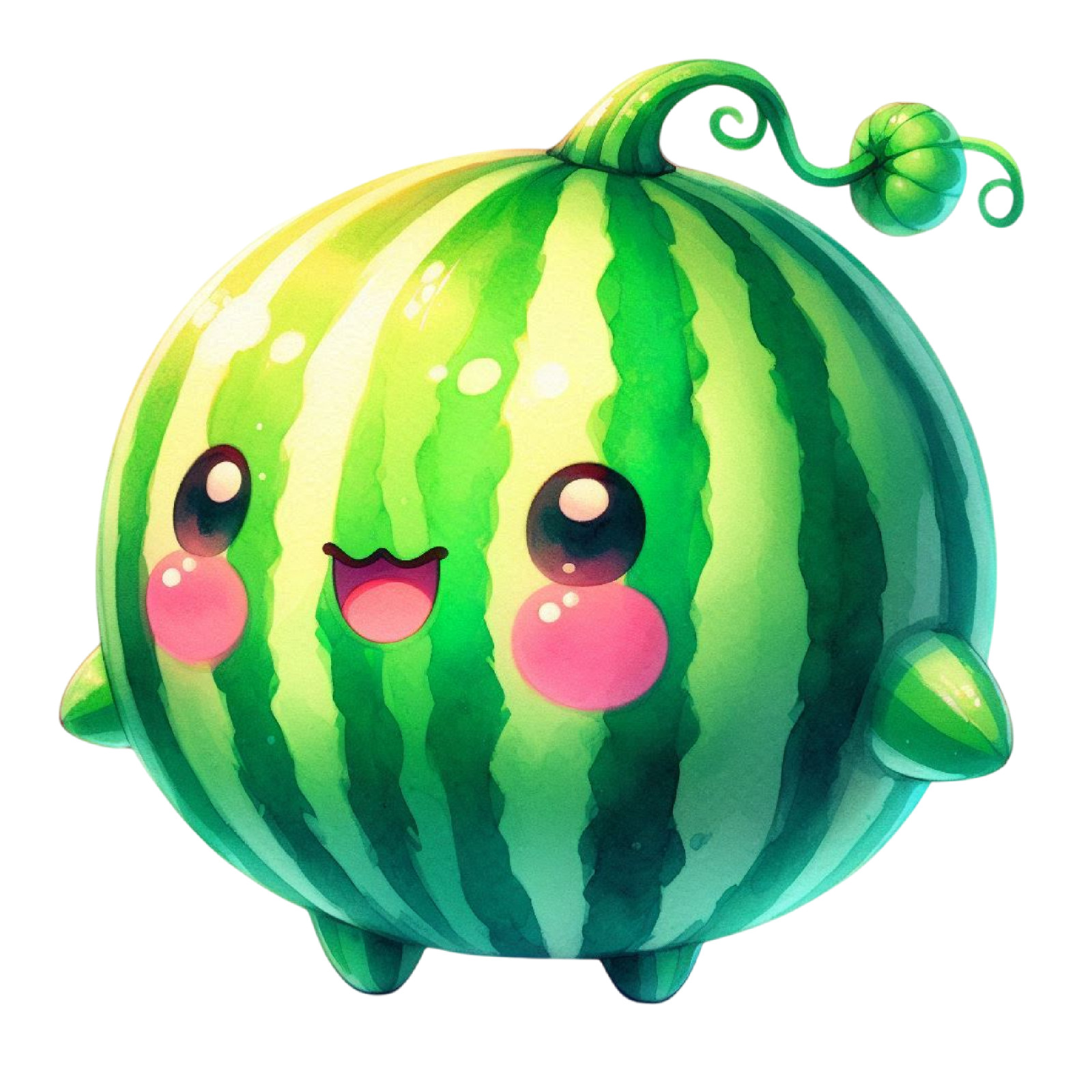 Sweet Watermelon Wall Decal Sticker 18X18cm Large