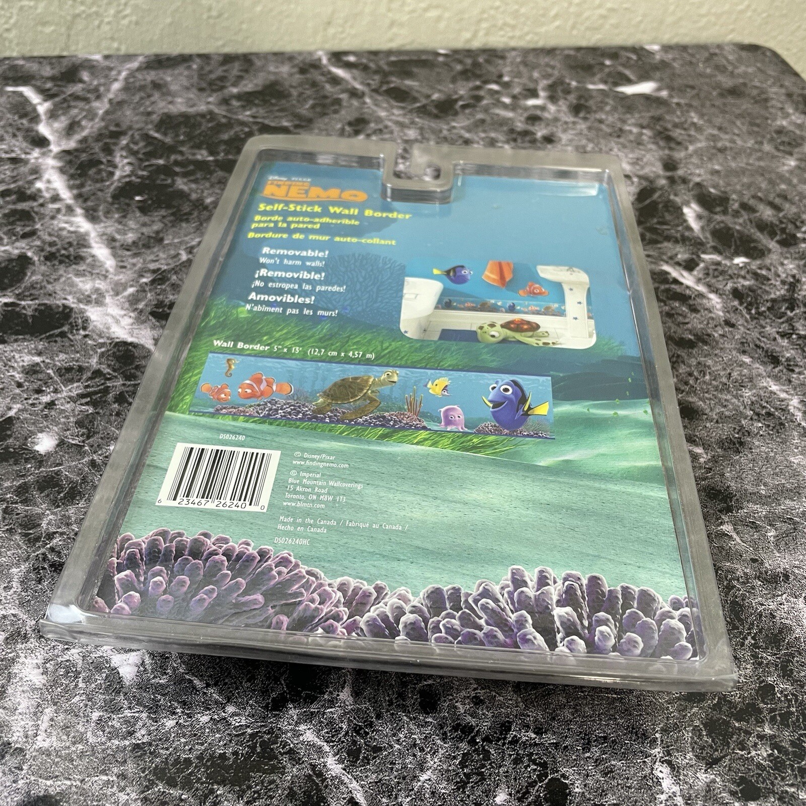 Disney Pixar Finding Nemo Self-Stick Wall Border 5” x 15” Inches Wall Decor NEW
