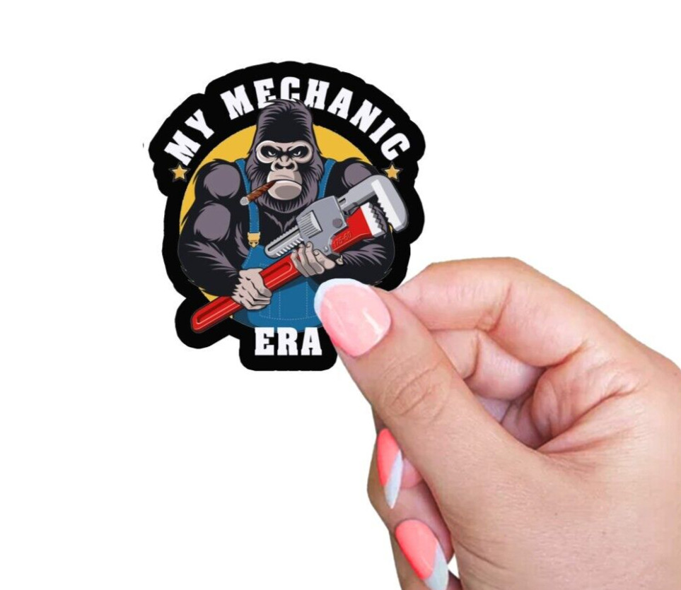 my mechanic era sticker decal -gift for dad