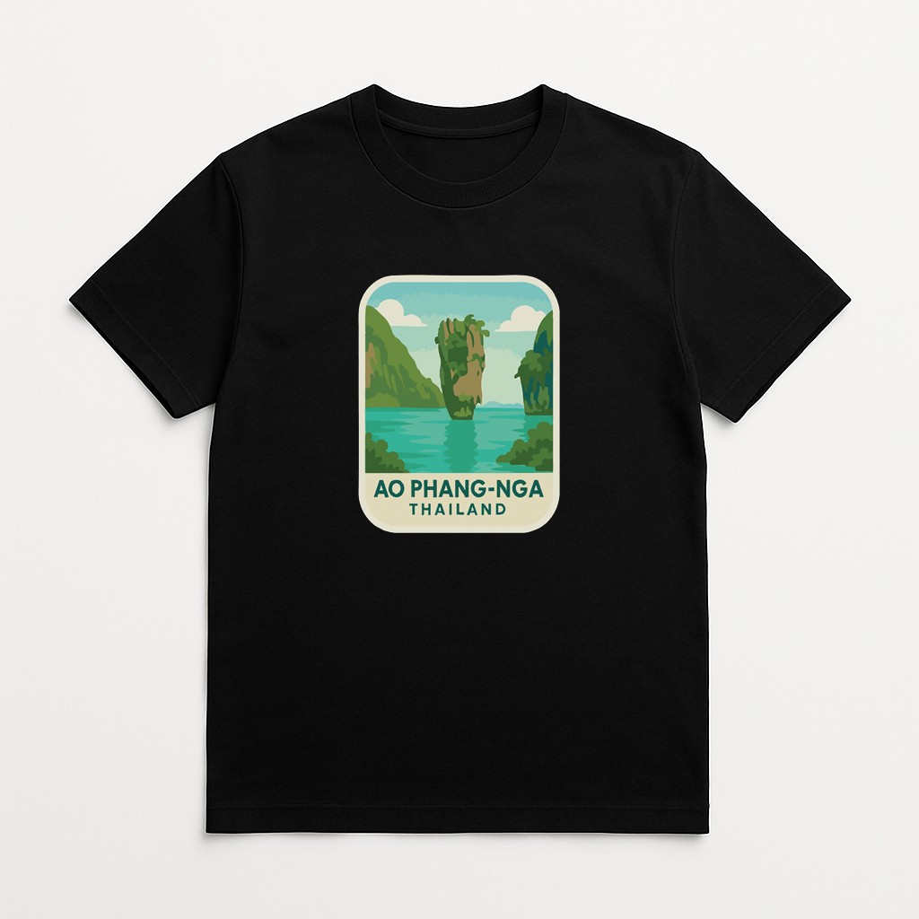 Ao Phang-Nga Thailand Iron On Heat Transfer Vinyl HTV World National Parks